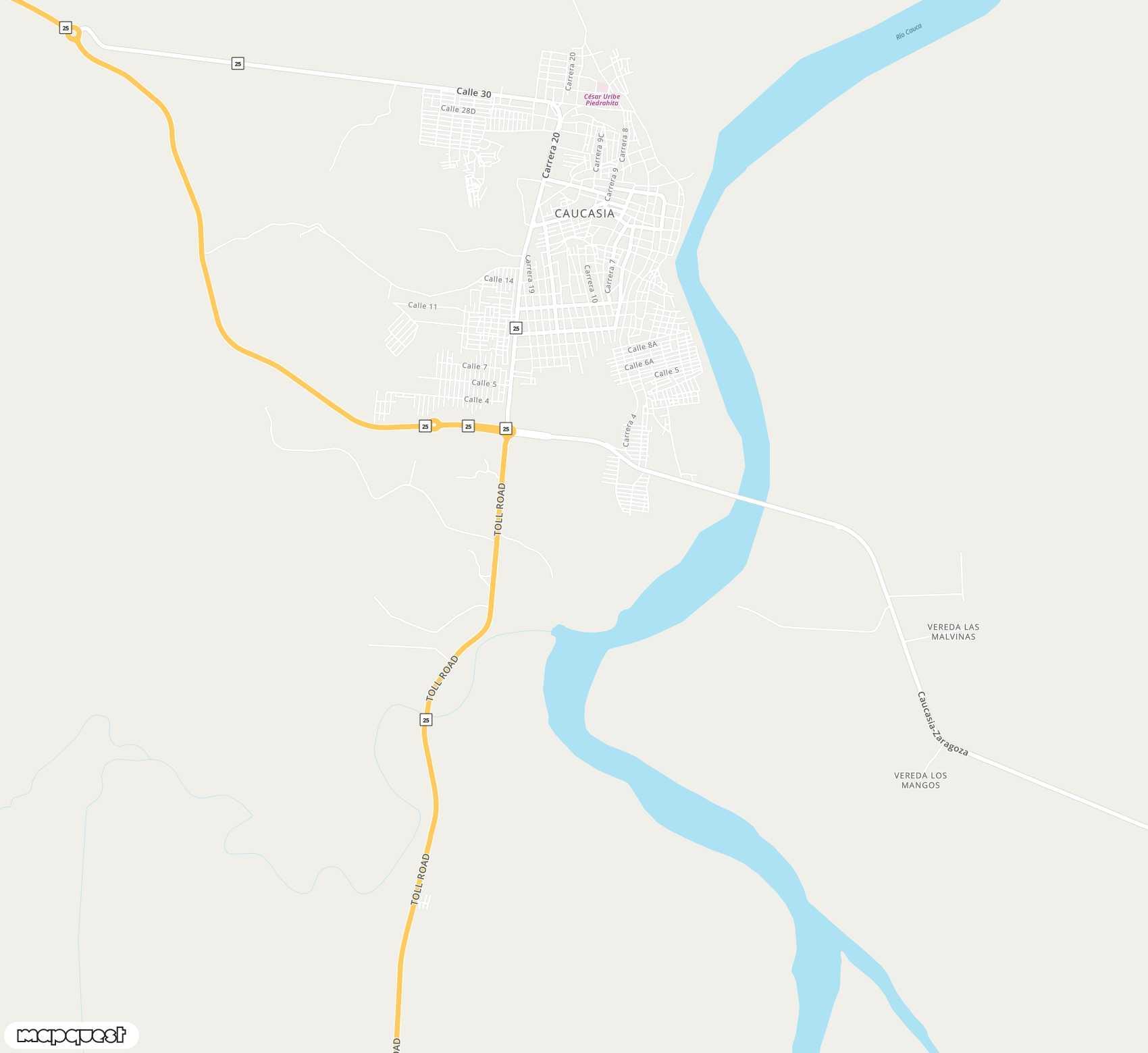 Carte de <span>Aéroport de </span>Juan H White<span>(CAQ)</span>