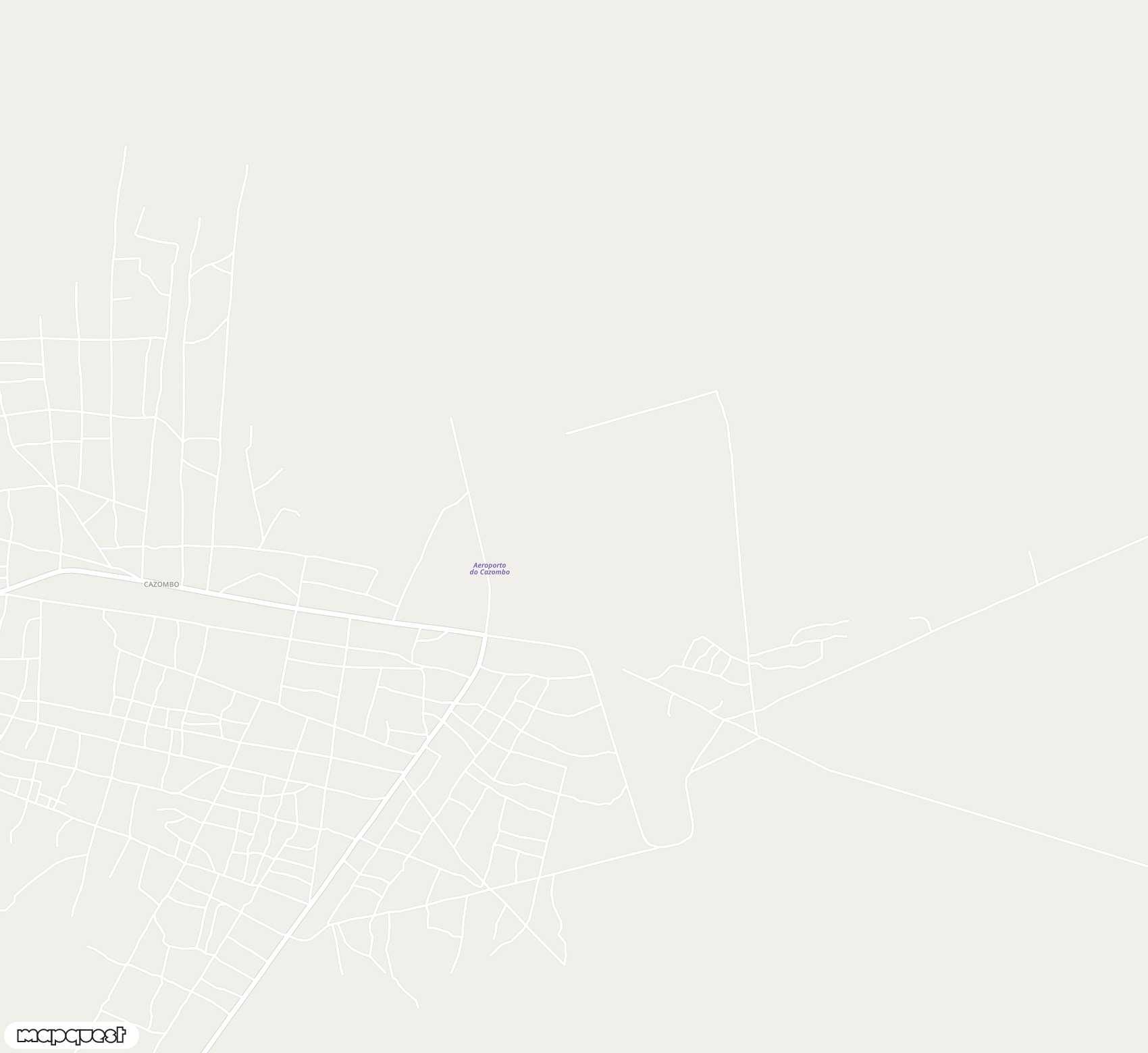 Carte de <span>Aérodrome de </span>Cazombo<span>(CAV)</span>