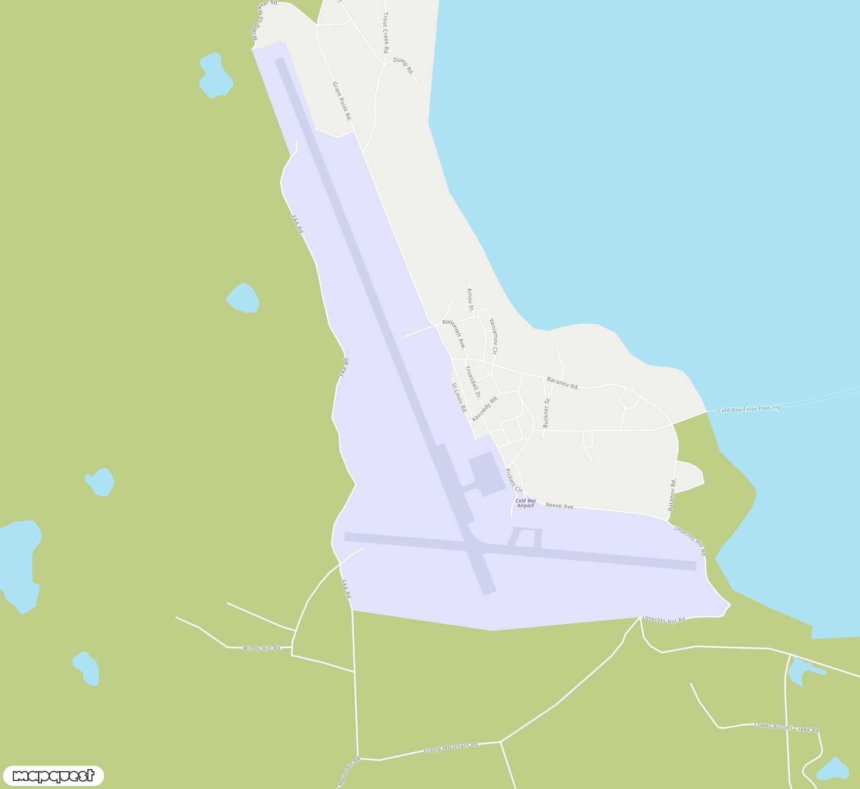 Carte de <span>Aéroport de </span>Cold Bay<span>(CDB)</span>