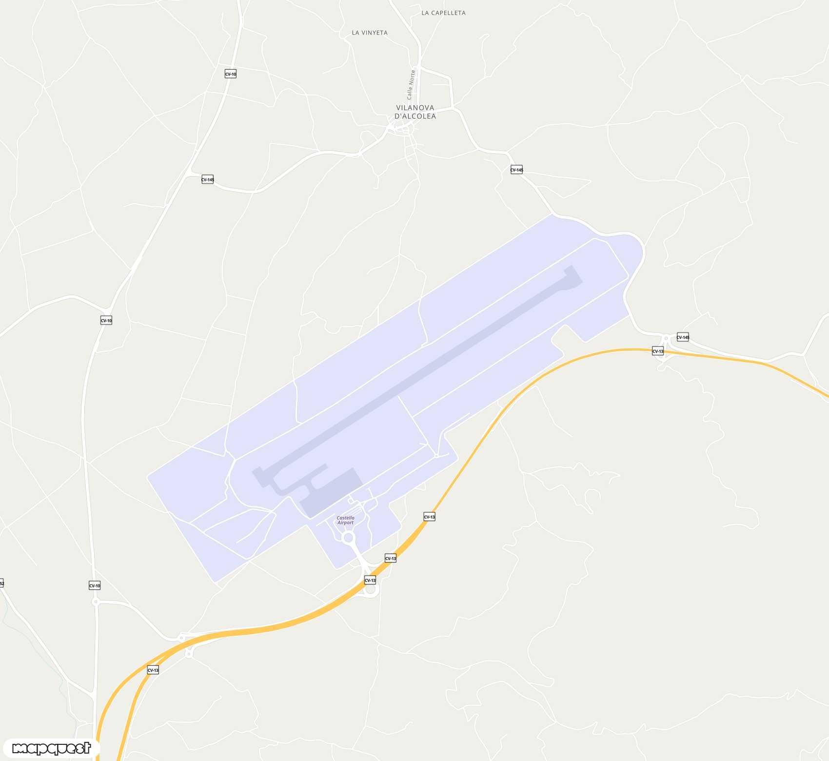 Carte de Castellón-Costa Azahar <span>airport (CDT)</span>