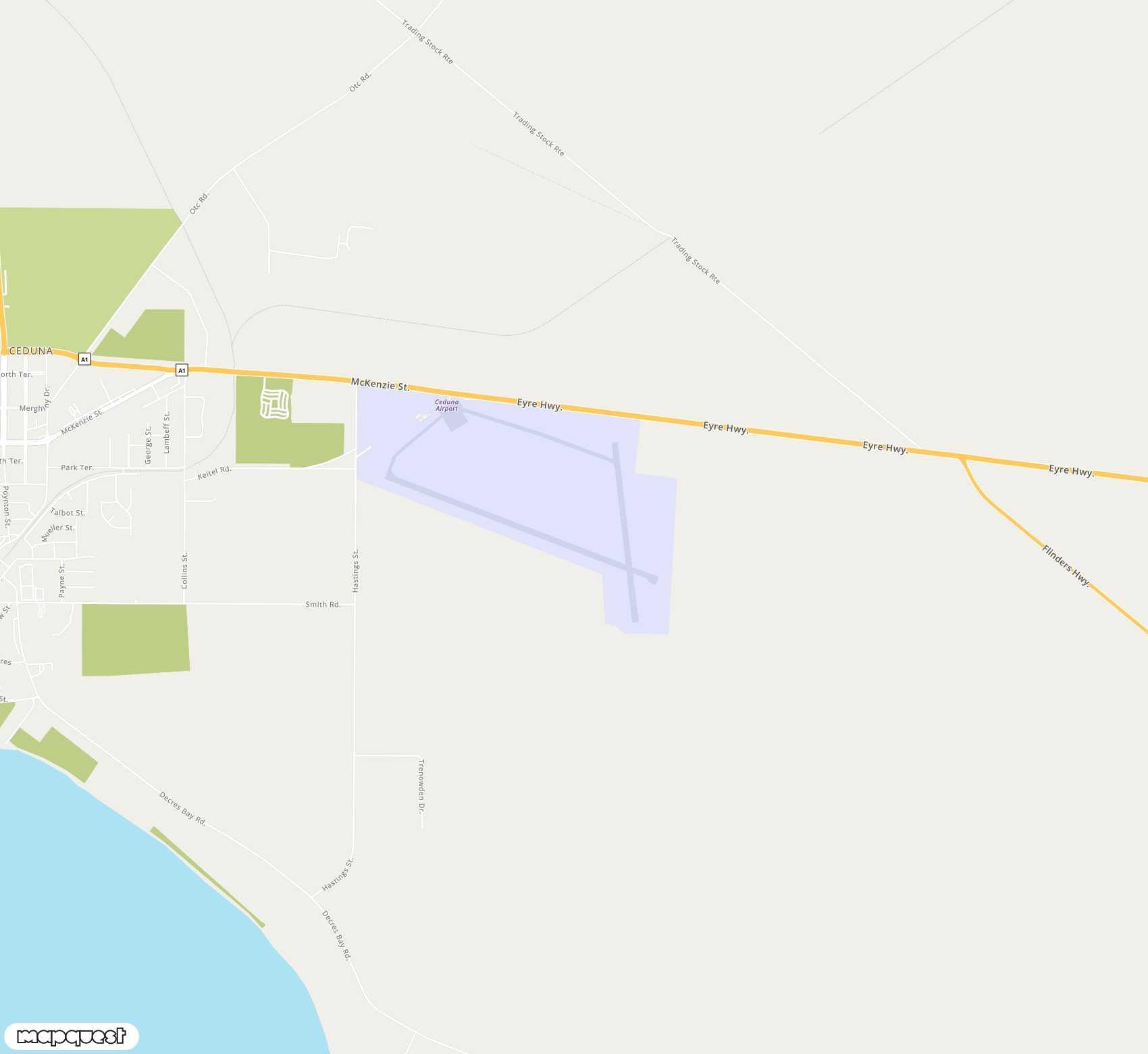 Carte de Ceduna <span>airport (CED)</span>