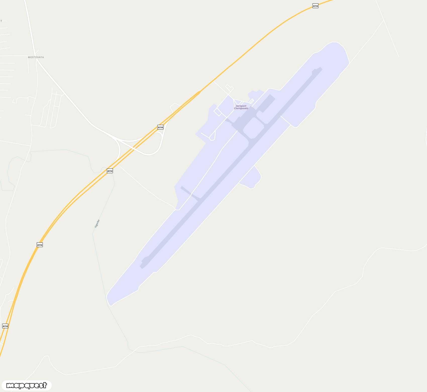 Carte de <span>Aéroport de </span>Cherepovets<span>(CEE)</span>