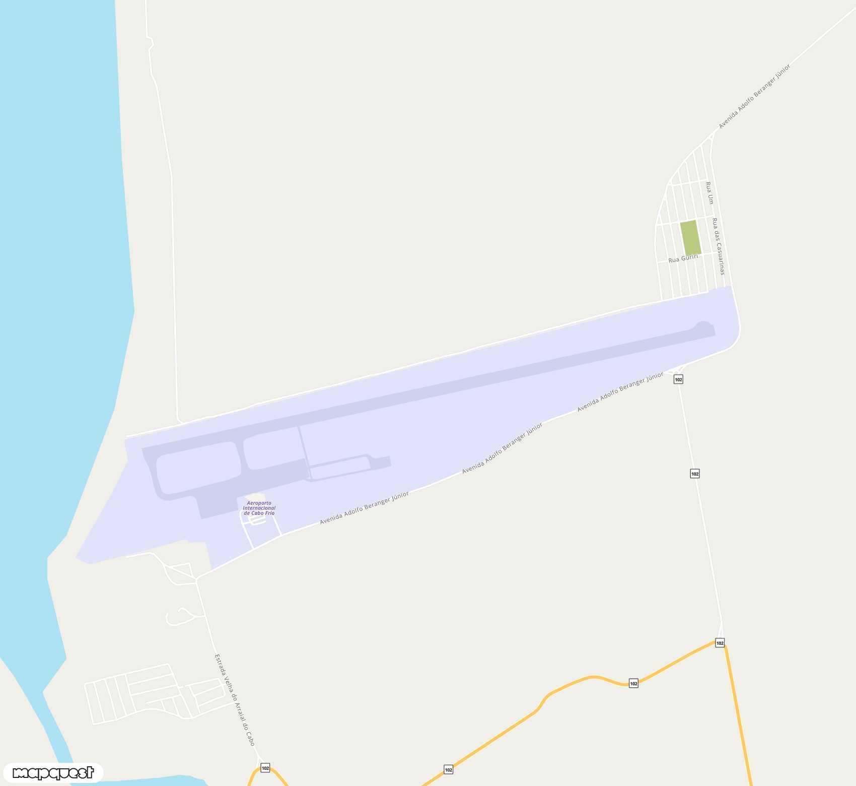 Carte de <span>Aérodrome de </span>Cabo Frio<span>(CFB)</span>