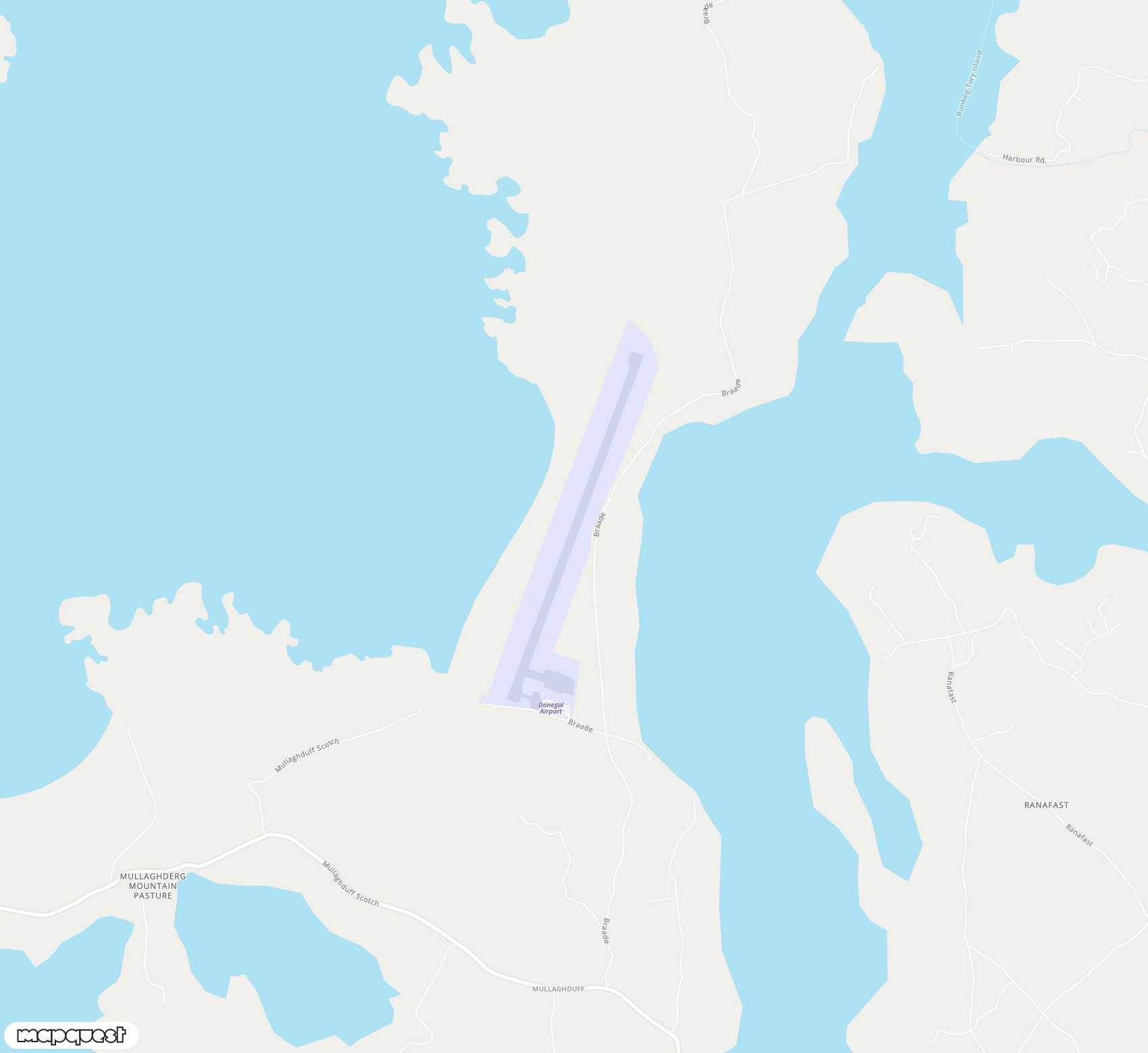 Carte de Donegal <span>airport (CFN)</span>
