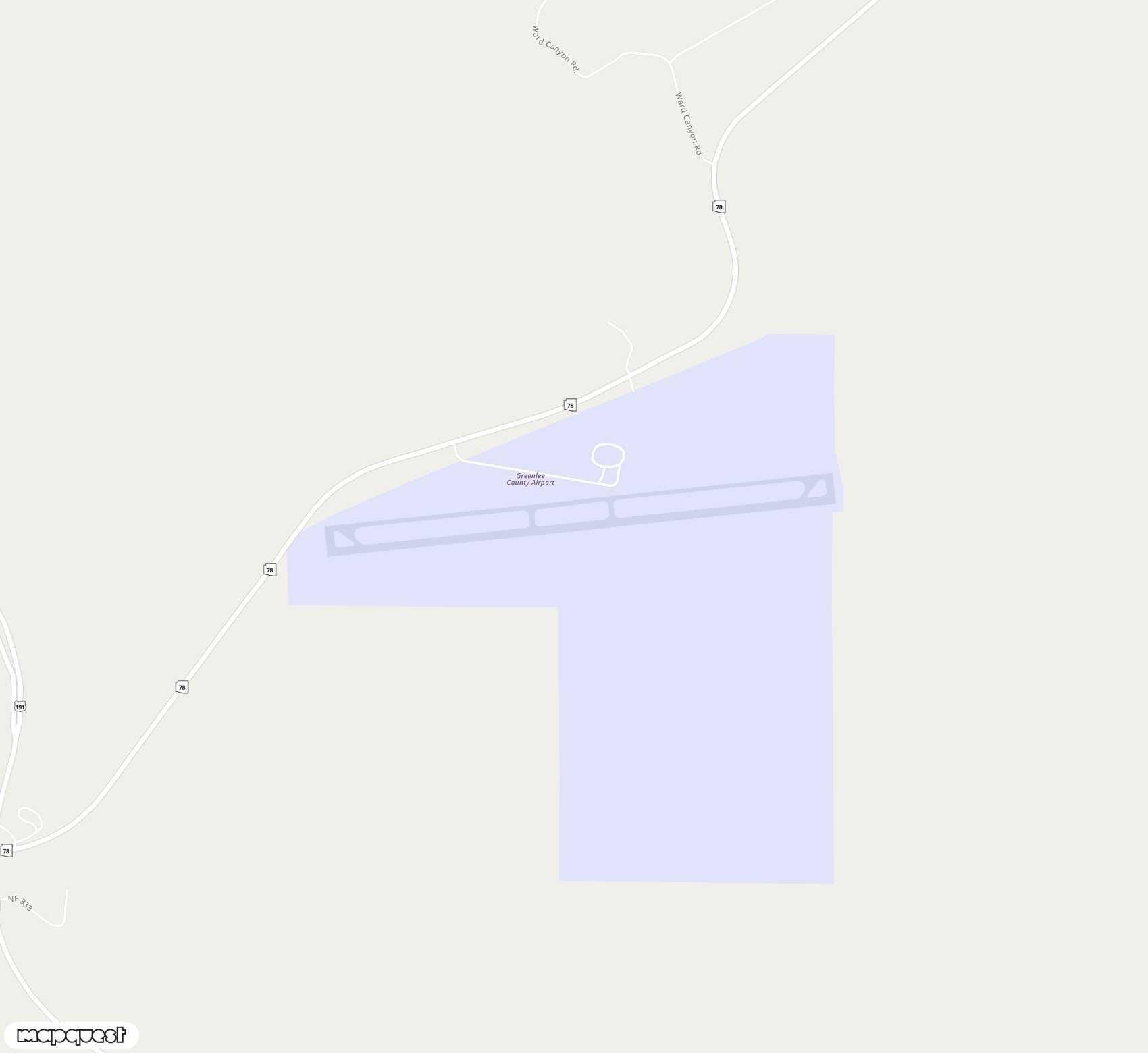 Carte de <span>Aérodrome de </span>Greenlee County<span>(CFT)</span>