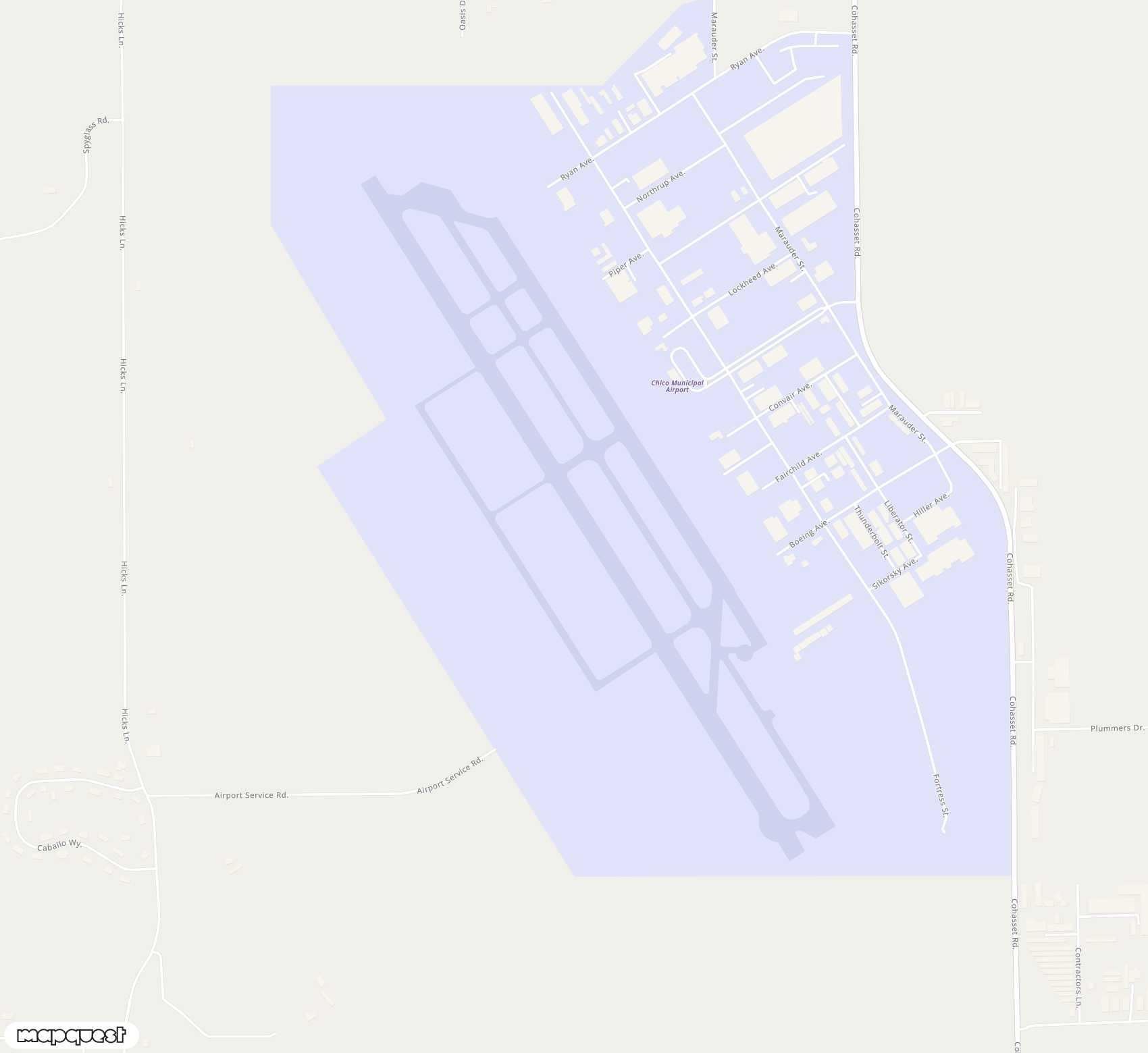 Carte de <span>Aérodrome de </span>Chico Municipal<span>(CIC)</span>