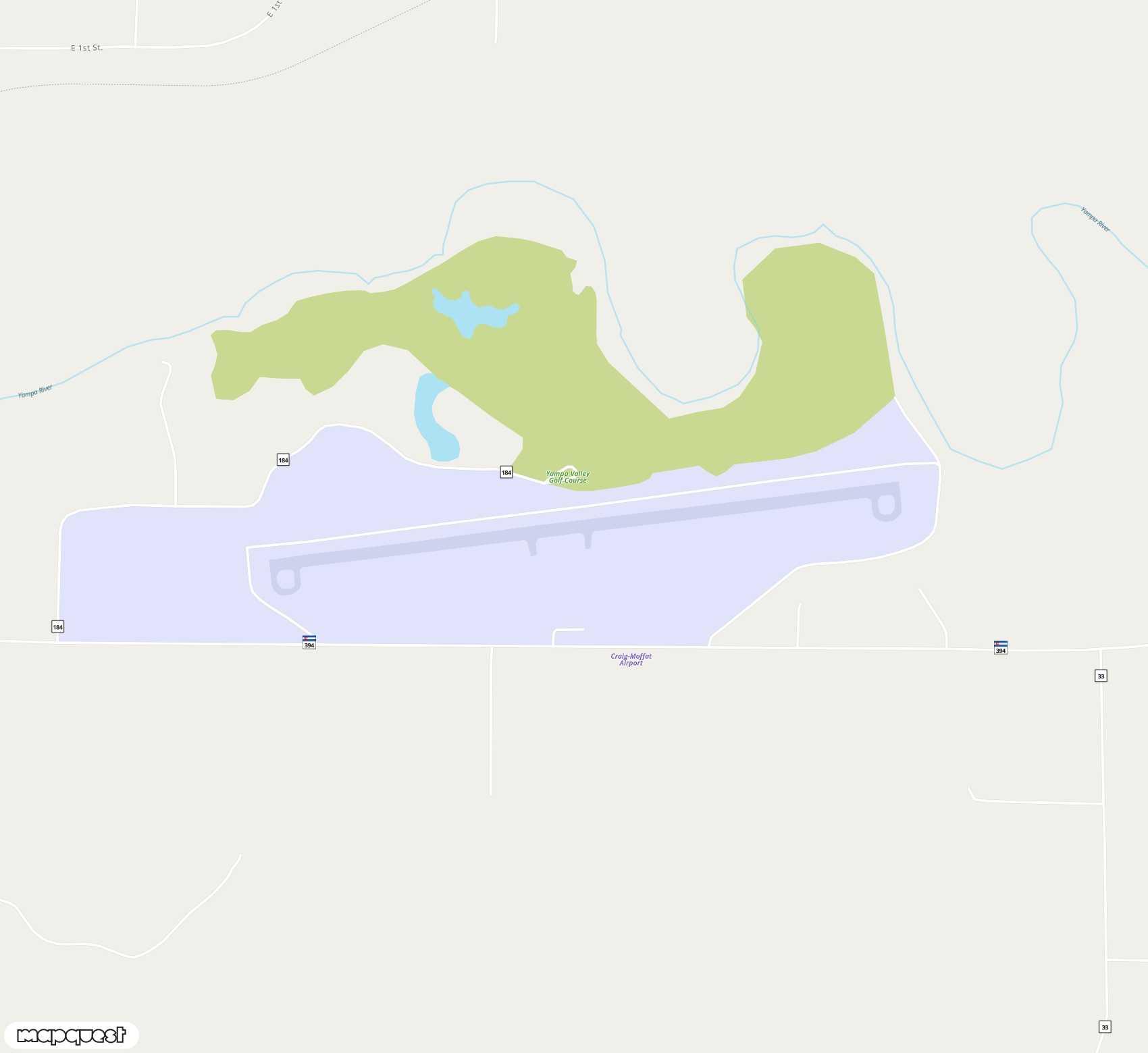 Carte de <span>Aérodrome de </span>Craig Moffat<span>(CIG)</span>