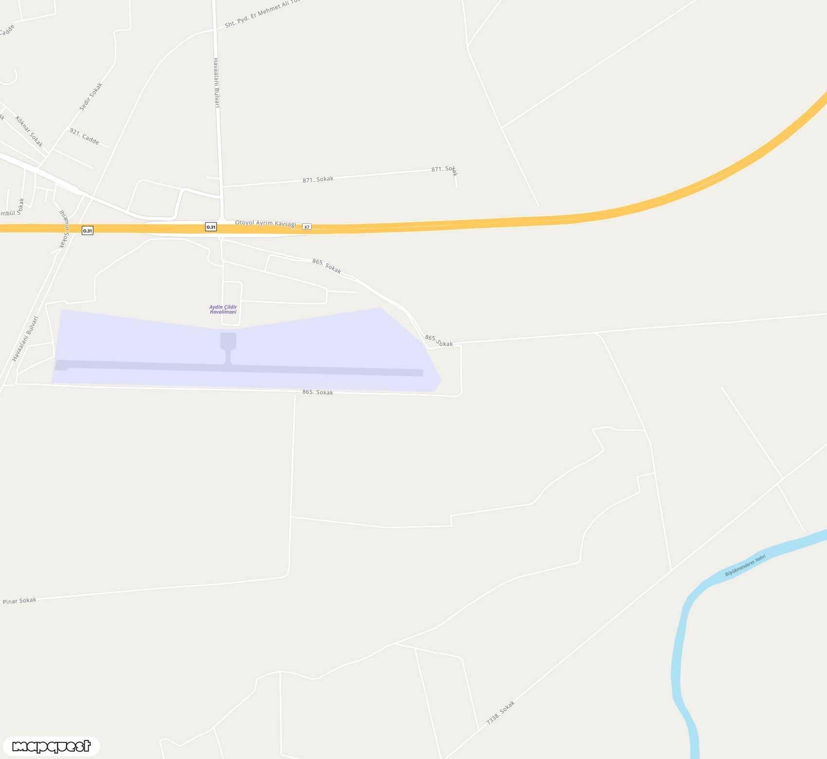 Carte de <span>Aérodrome de </span>Ç?ld?r<span>(CII)</span>