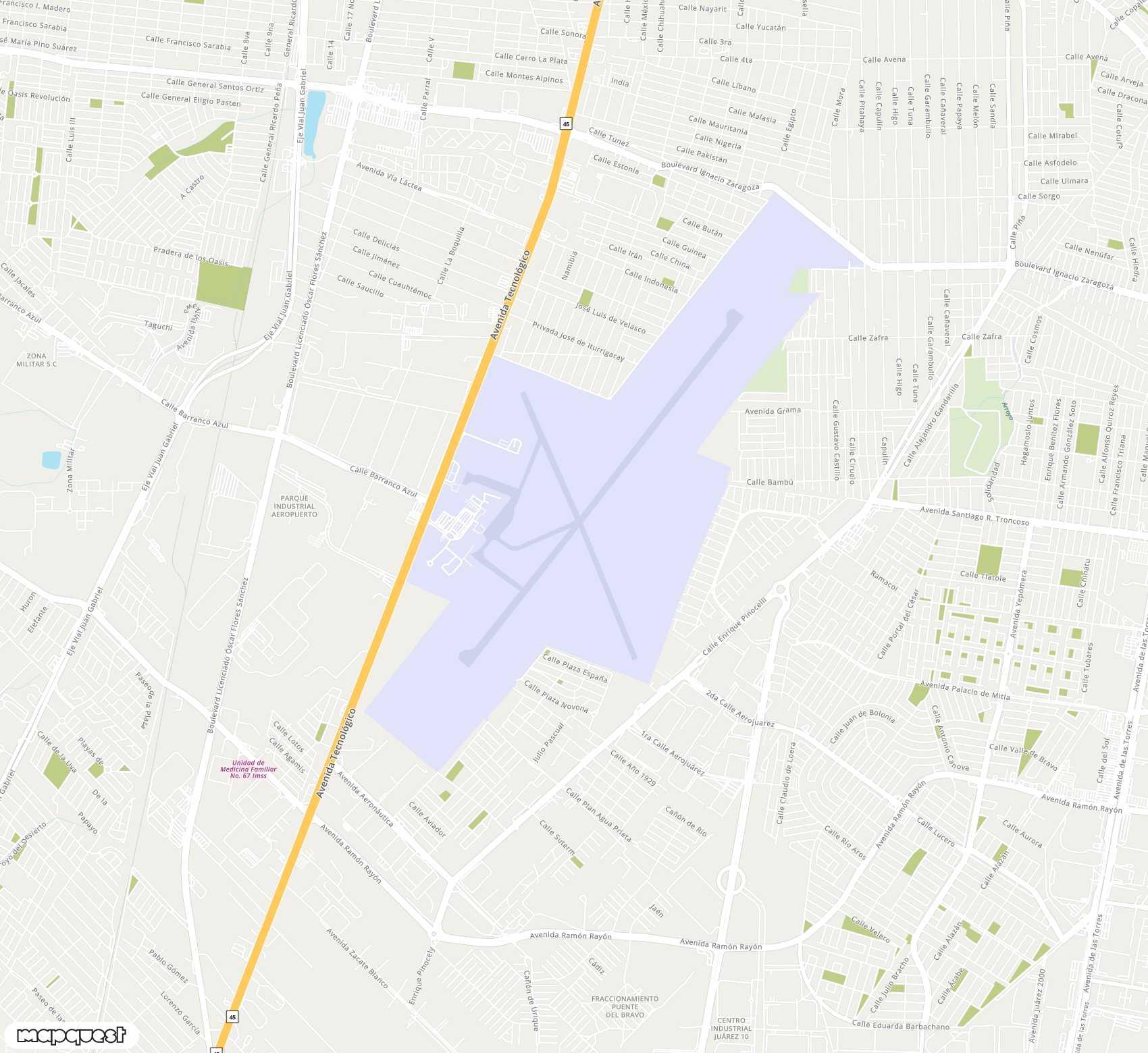 Carte de <br />
<b>Deprecated</b>:  Function utf8_encode() is deprecated in <b>/var/www/vhosts/airprt.net/httpdocs/inc/functions-labels.php</b> on line <b>74</b><br />
<span>Aéroport de </span>Abraham González<span>(CJS)</span>