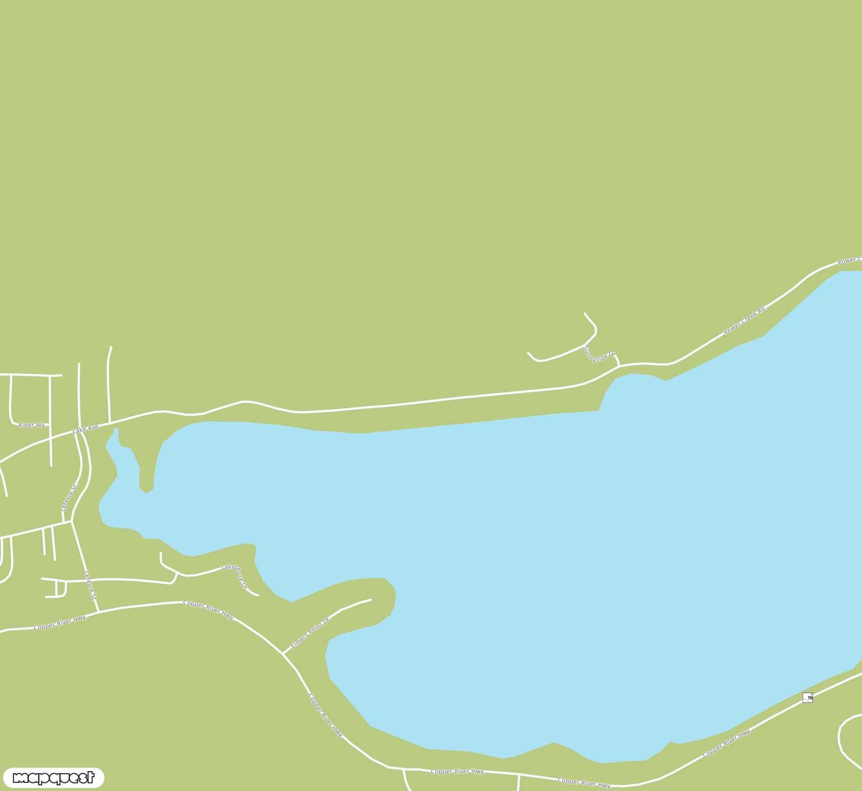 Carte de <span>Aérodrome de </span>Cordova Municipal<span>(CKU)</span>