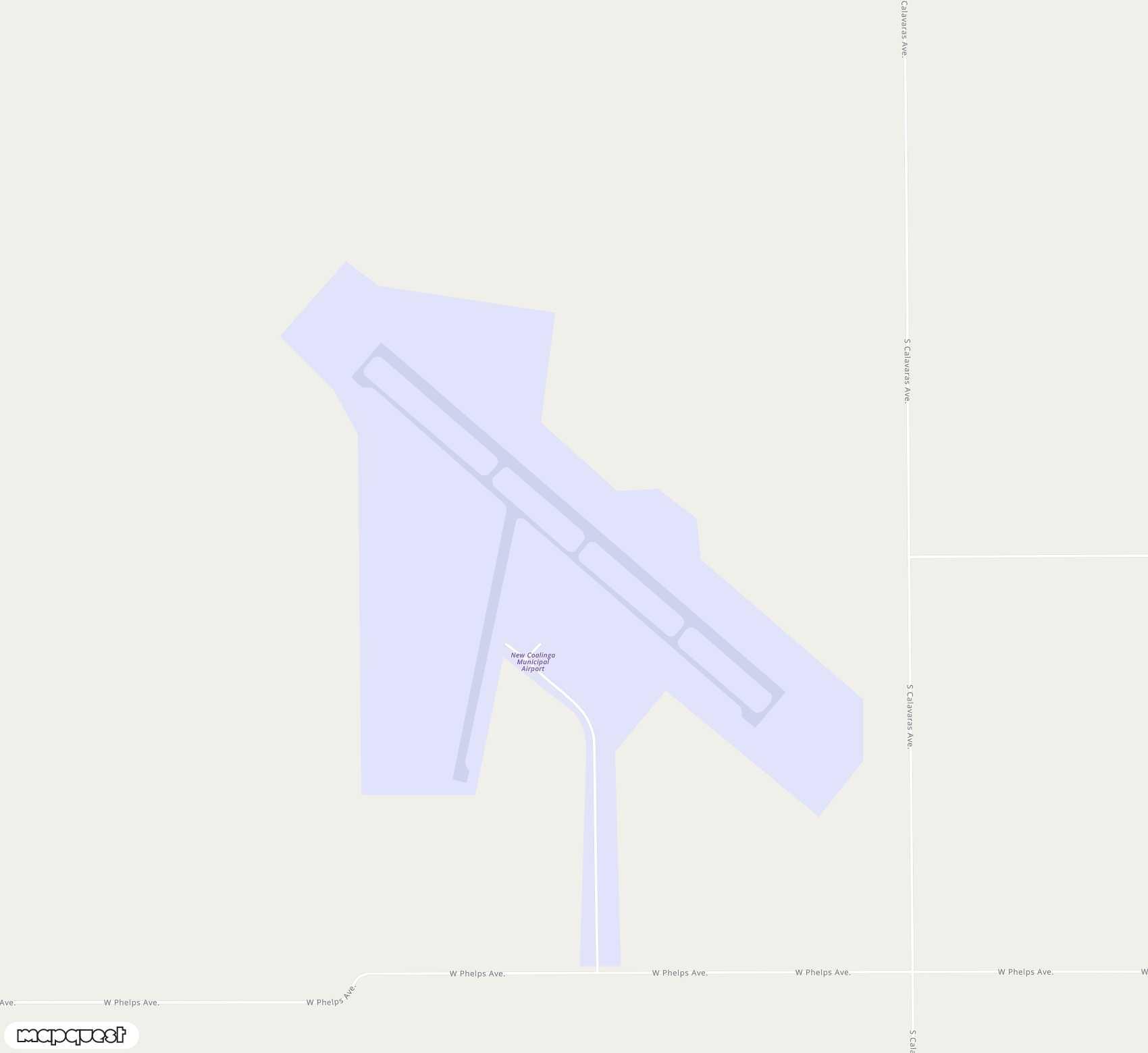 Carte de <span>Aérodrome de </span>New Coalinga Municipal<span>(CLG)</span>