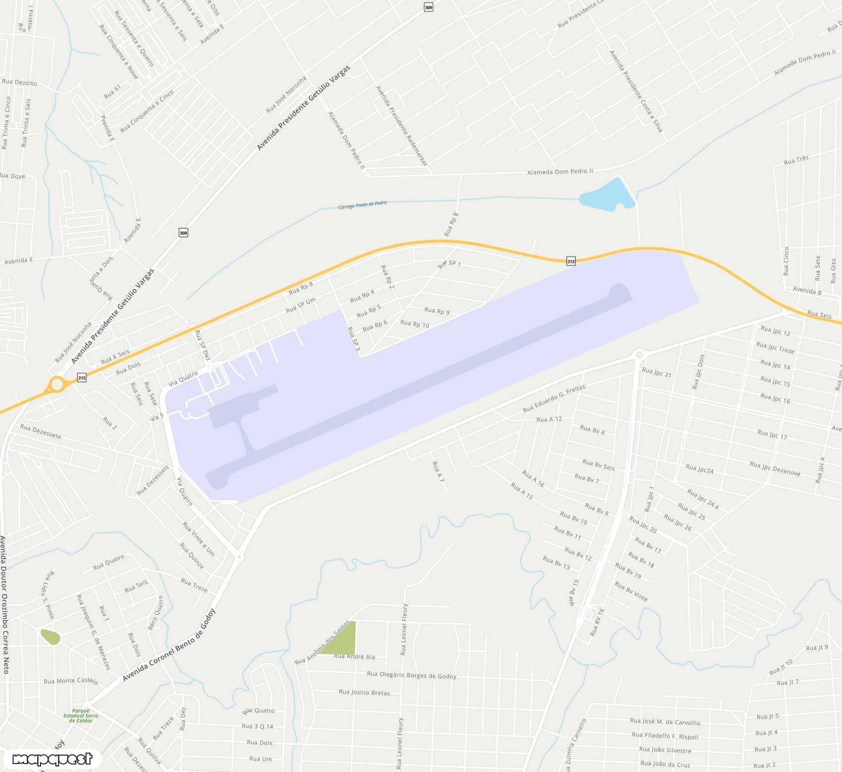 Carte de <span>Aérodrome de </span>Nelson Ribeiro Guimarães<span>(CLV)</span>