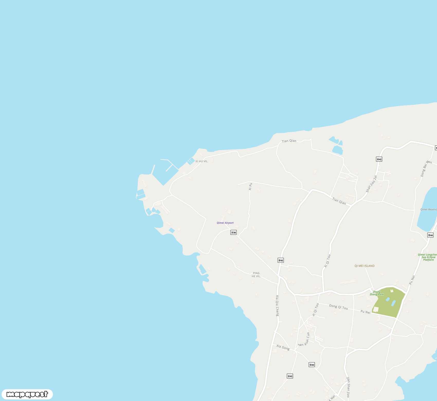 Carte de Qimei <span>airfield (CMJ)</span>