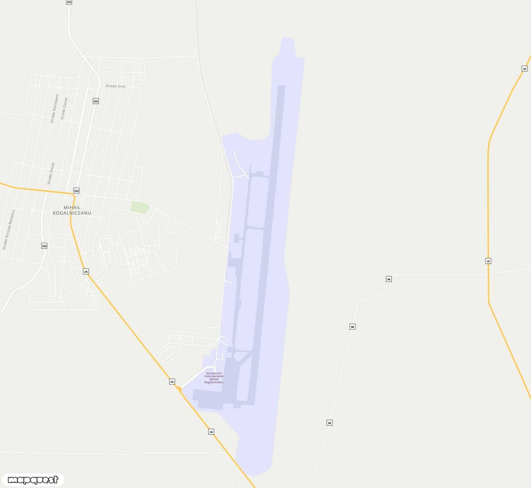 Carte de <span>Aéroport de </span>Mihail Kog?lniceanu<span>(CND)</span>