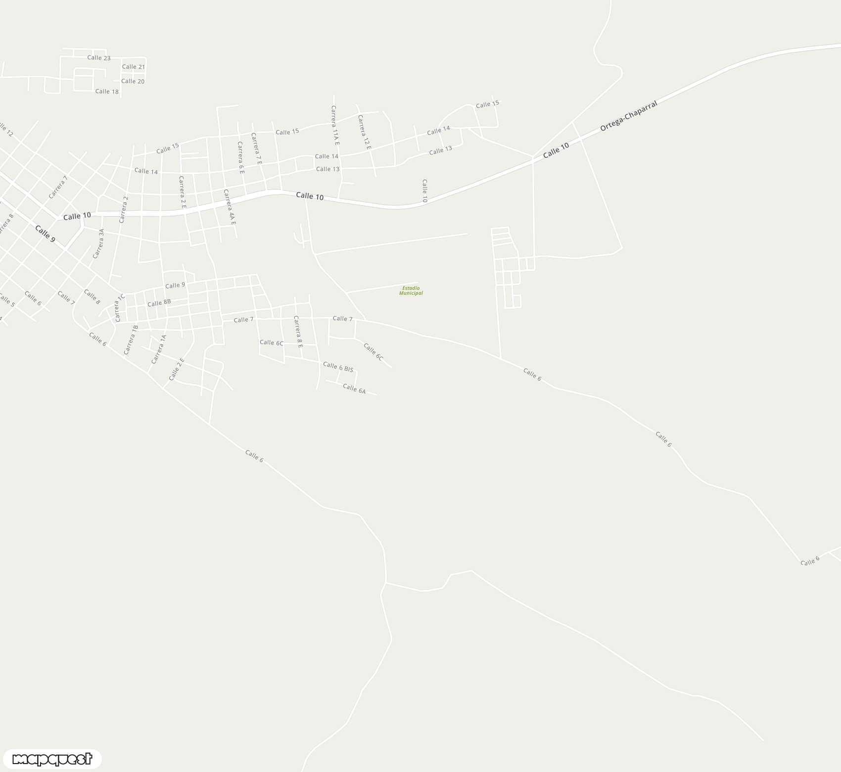 Carte de <span>Aérodrome de </span>Chaparral<span>(CPL)</span>