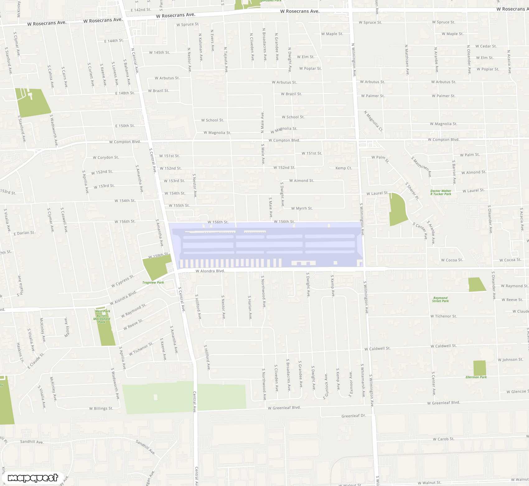 Carte de <span>Aérodrome de </span>Compton Woodley<span>(CPM)</span>