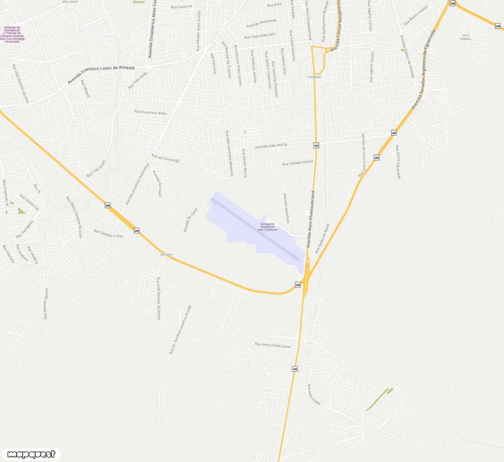 Carte de Presidente João Suassuna <span>airport (CPV)</span>