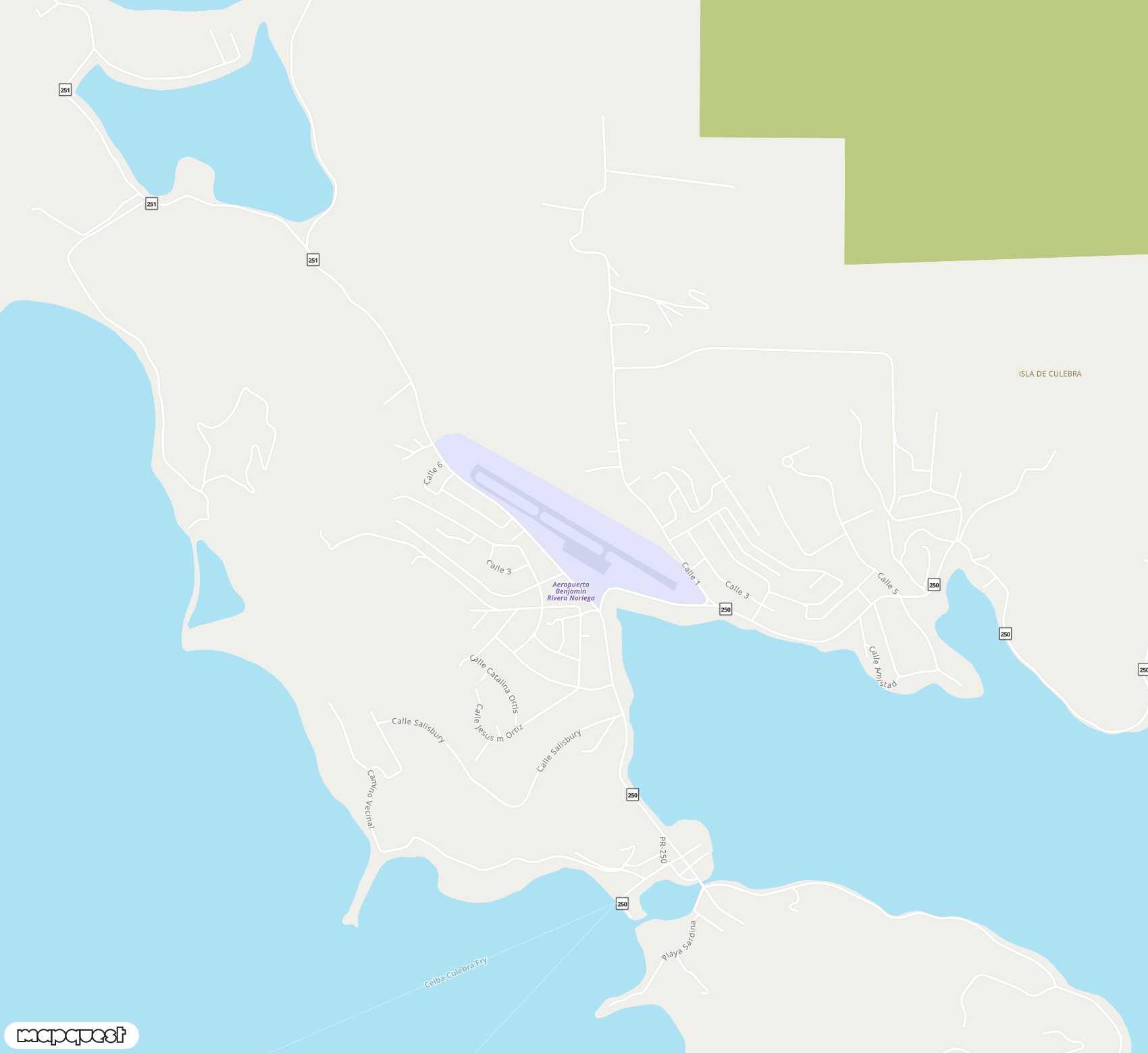 Carte de Benjamin Rivera Noriega <span>airfield (CPX)</span>