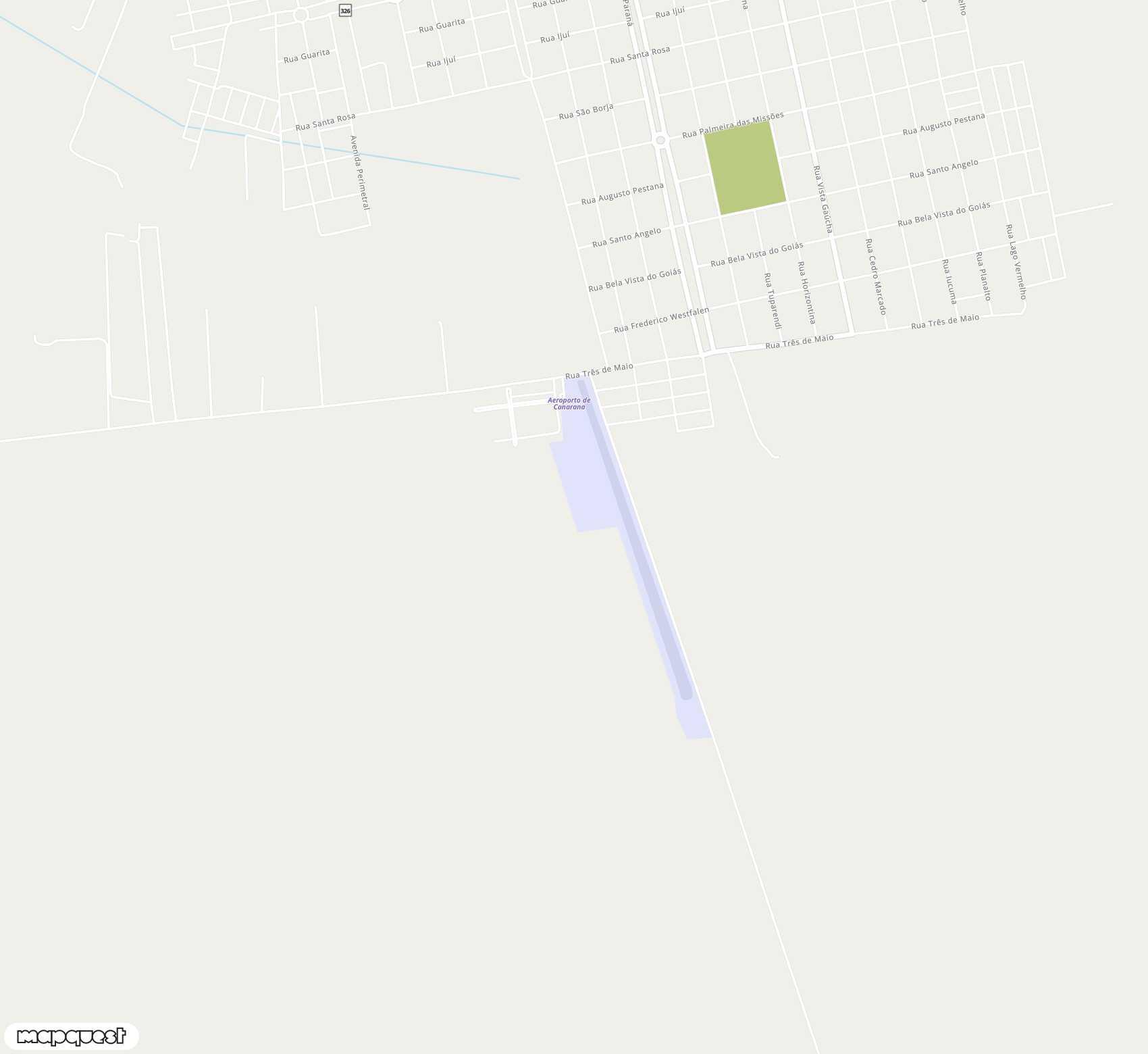 Carte de <span>Aérodrome de </span>Canarana<span>(CQA)</span>