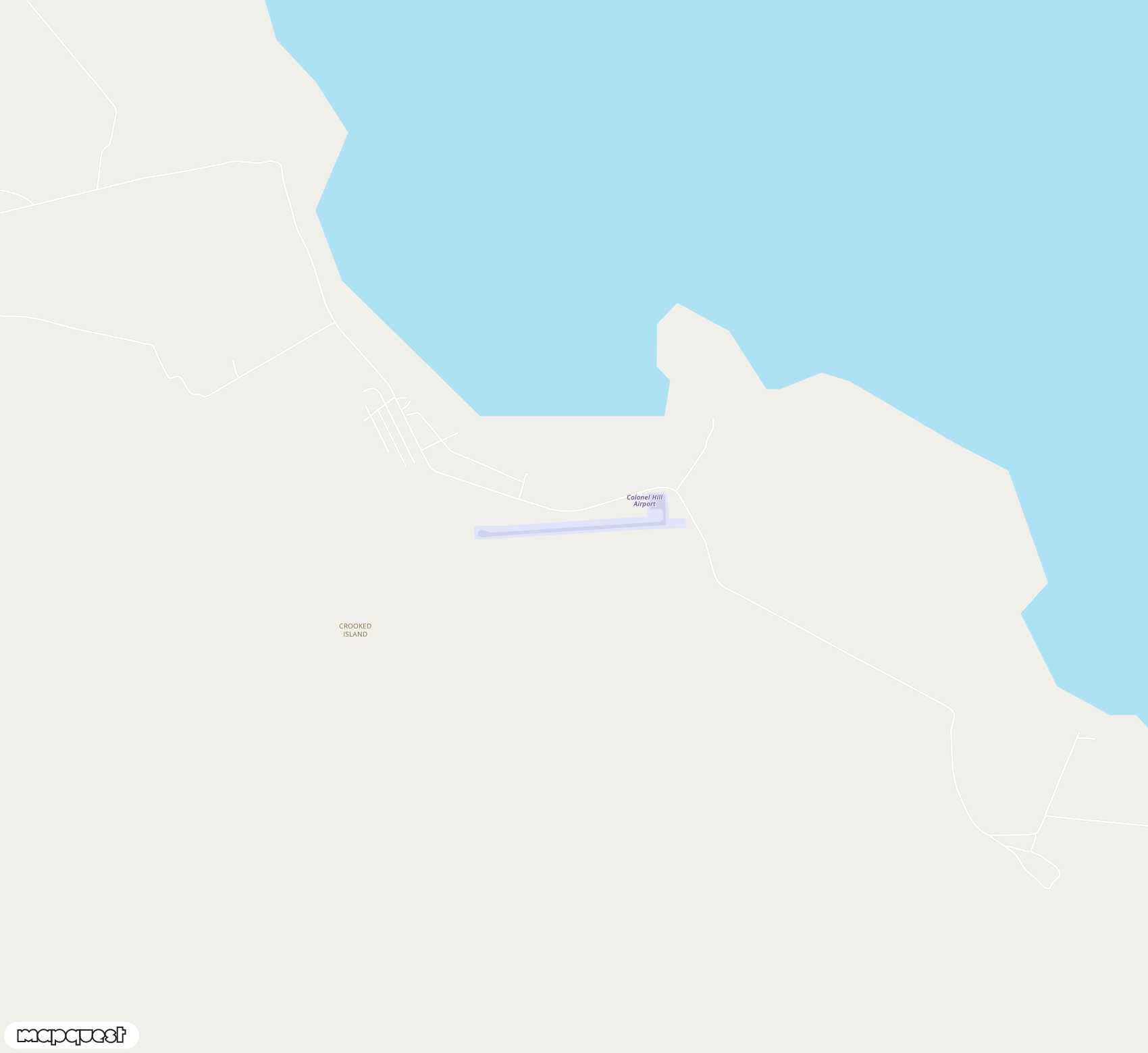 Carte de Colonel Hill <span>airport (CRI)</span>