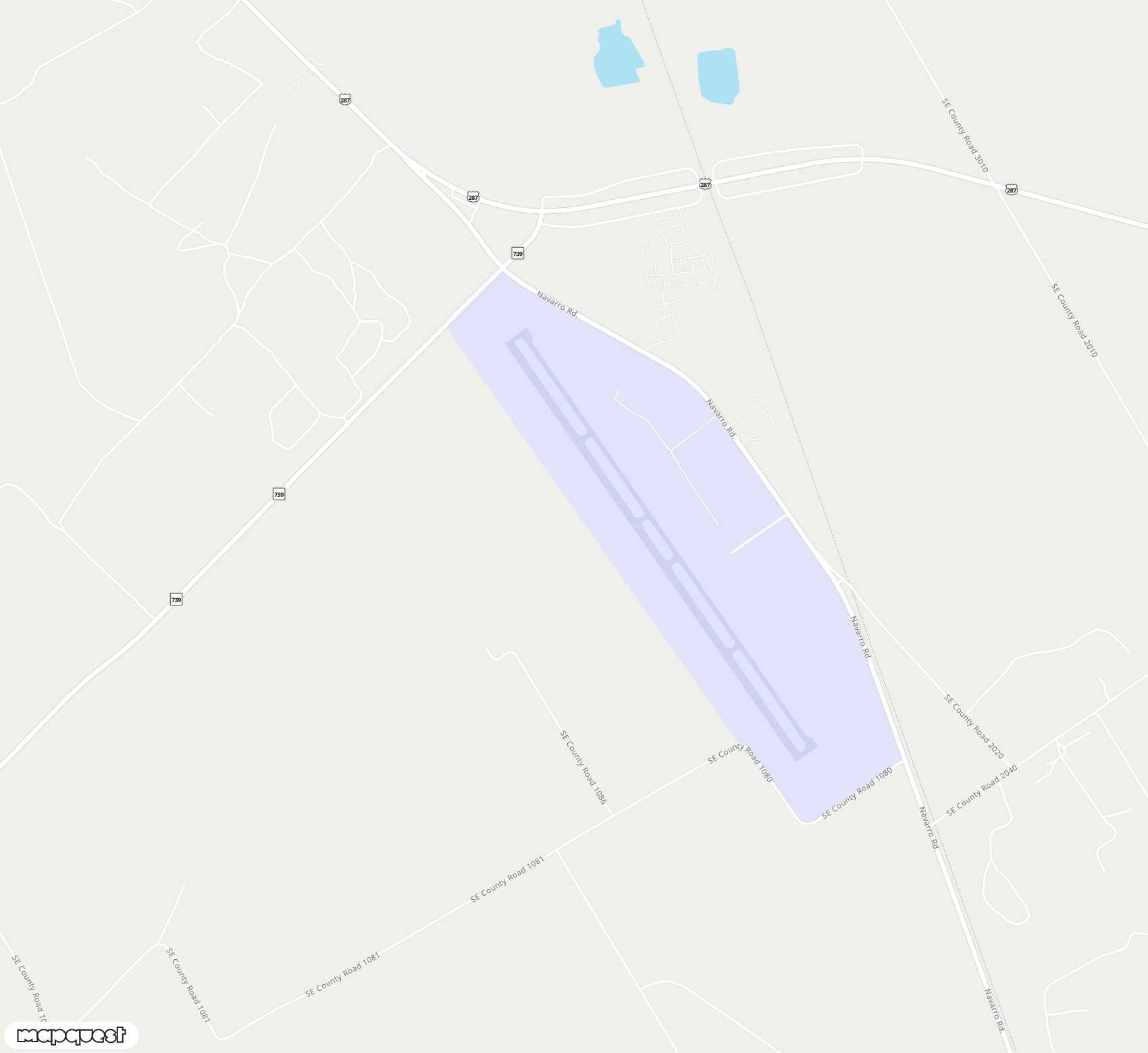 Carte de <span>Aérodrome de </span>C David Campbell Field Corsicana Municipal<span>(CRS)</span>