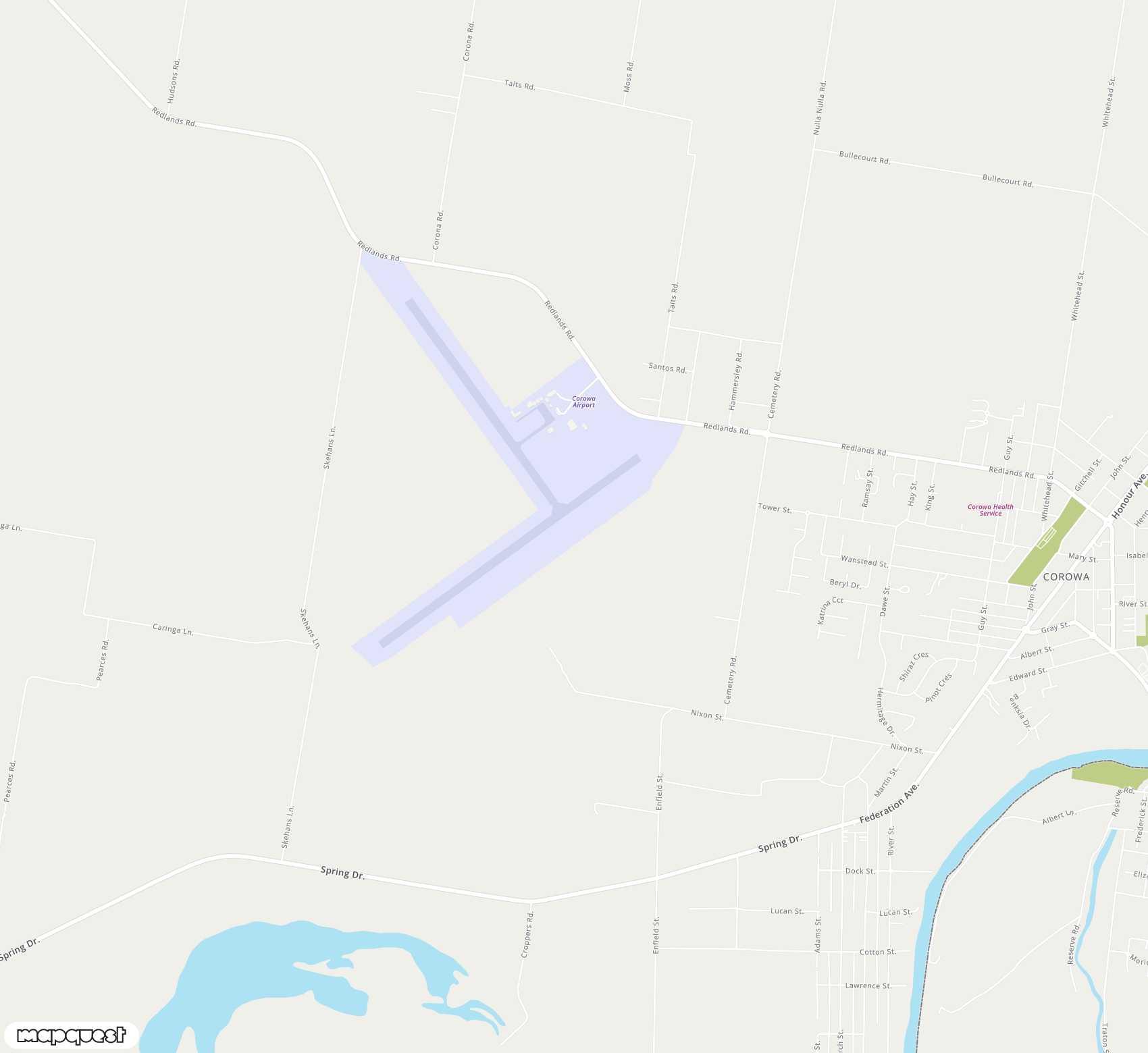 Carte de Corowa <span>airport (CWW)</span>