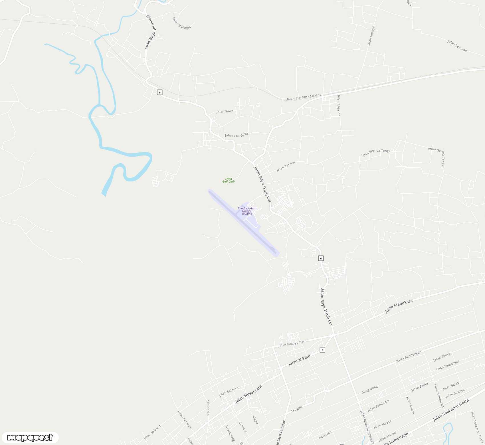 Carte de <span>Aéroport de </span>Tunggul Wulung<span>(CXP)</span>