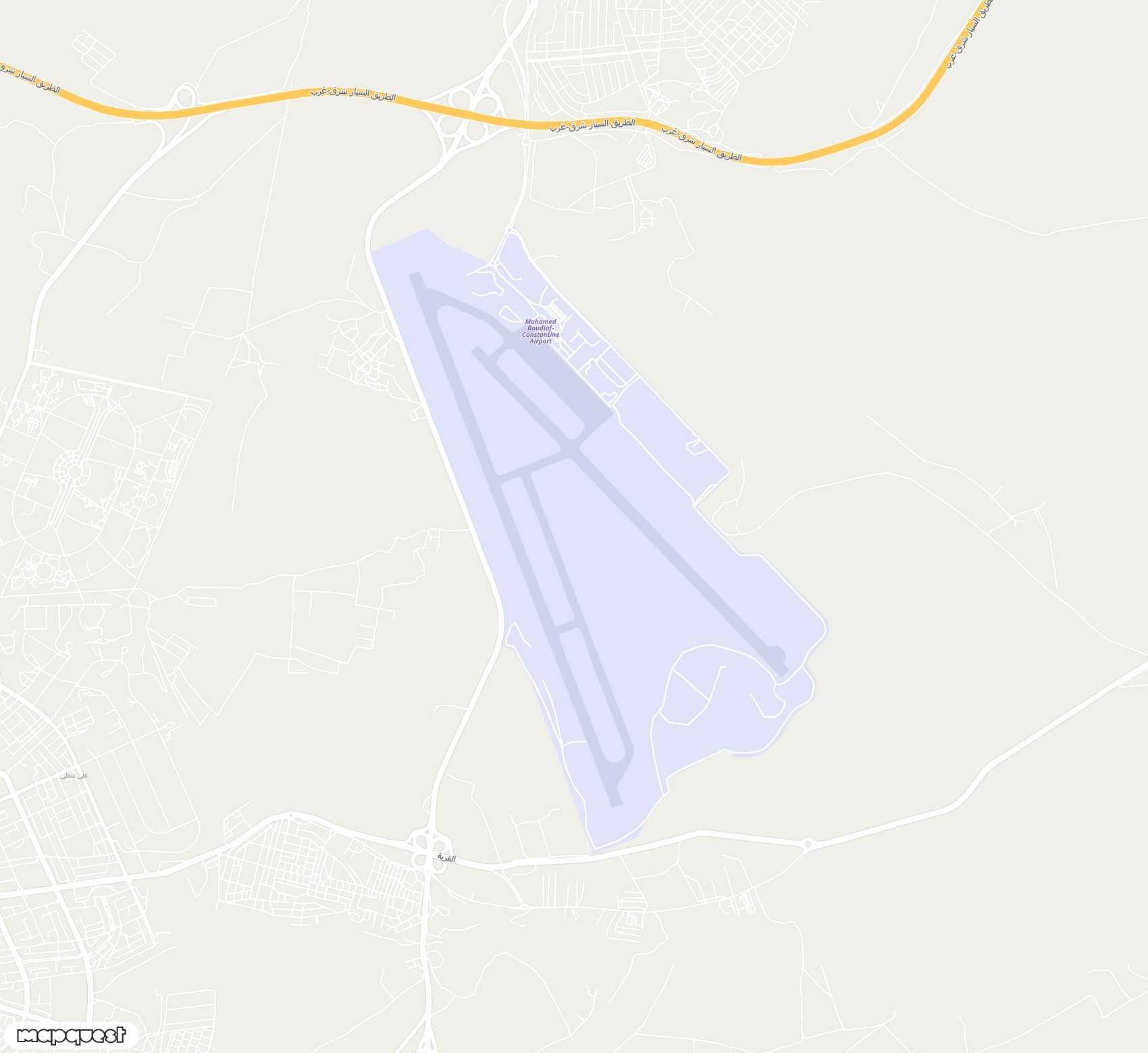 Carte de Mohamed Boudiaf <span>airport (CZL)</span>