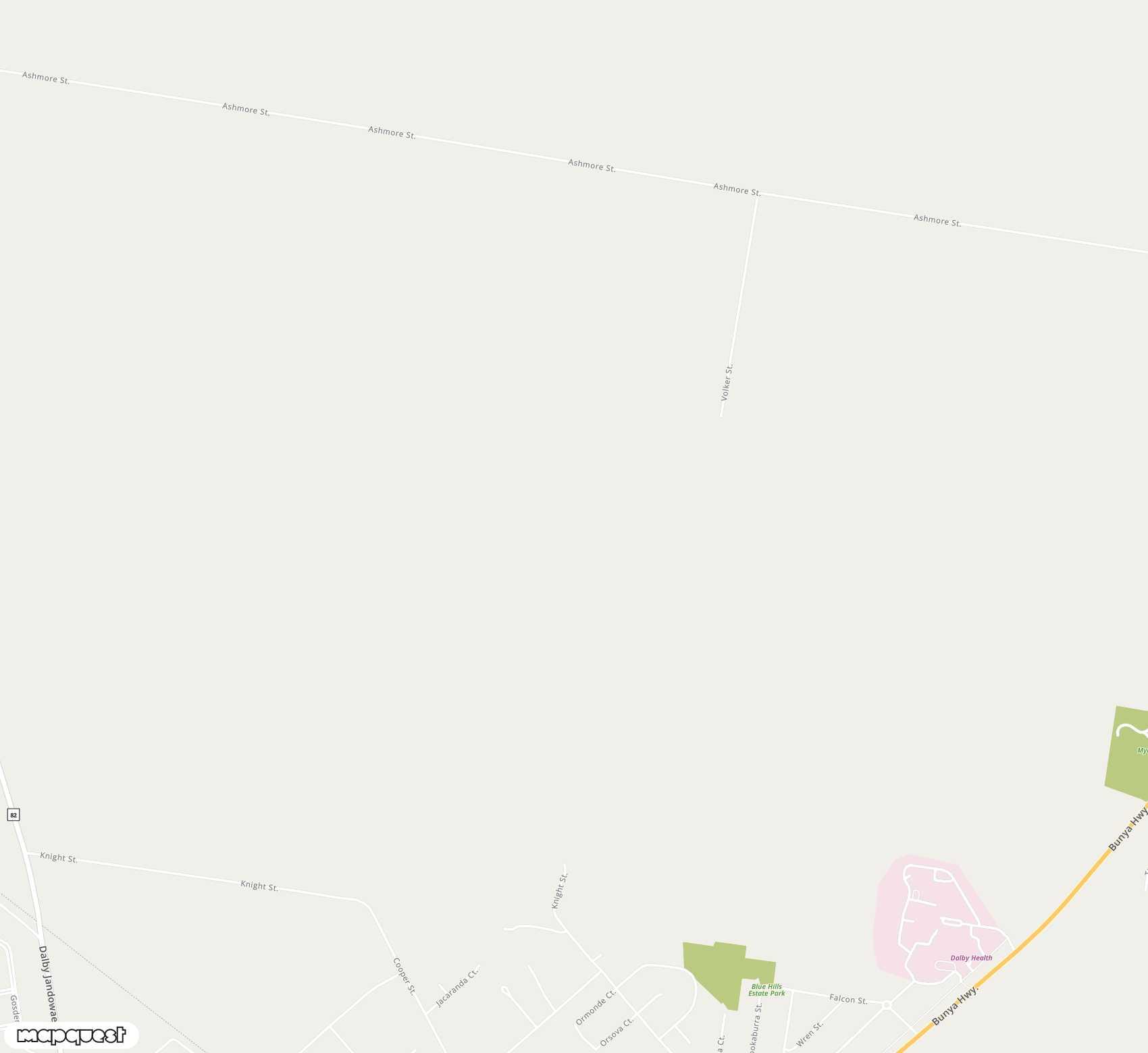 Carte de <span>Aérodrome de </span>Dalby<span>(DBY)</span>