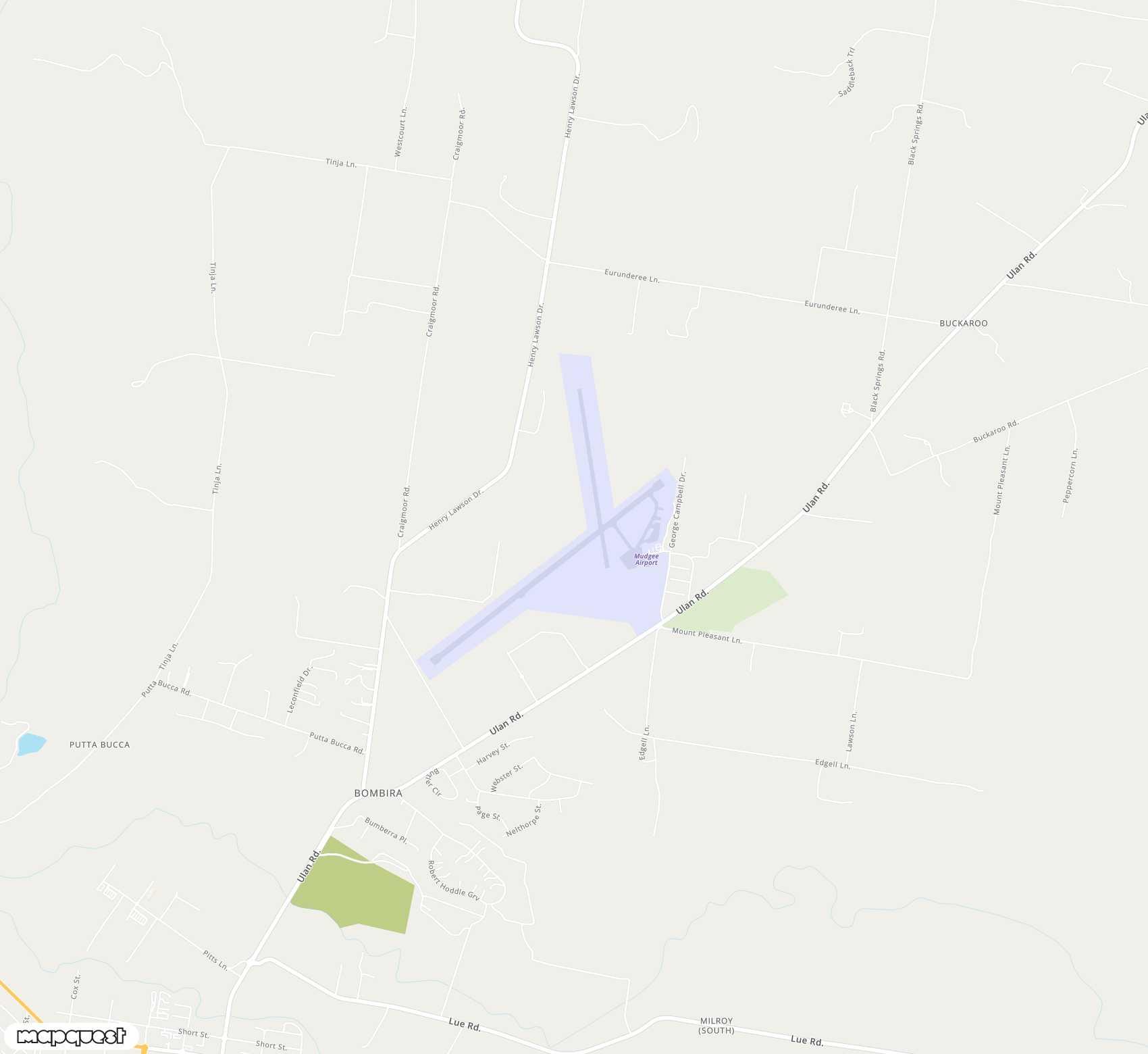 Carte de Mudgee <span>airport (DGE)</span>