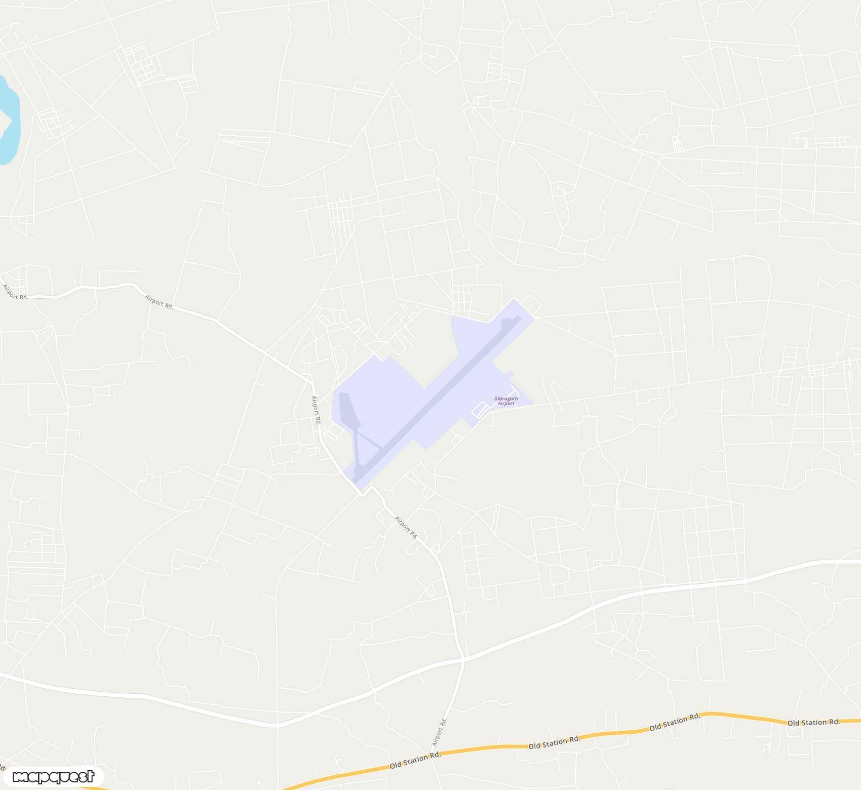 Carte de Dibrugarh <span>airport (DIB)</span>