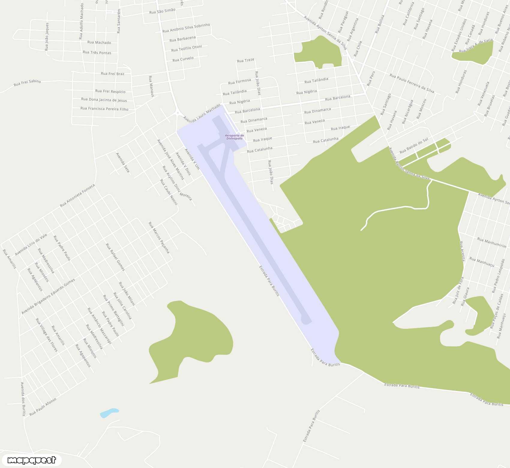 Carte de <span>Aérodrome de </span>Brigadeiro Cabral<span>(DIQ)</span>