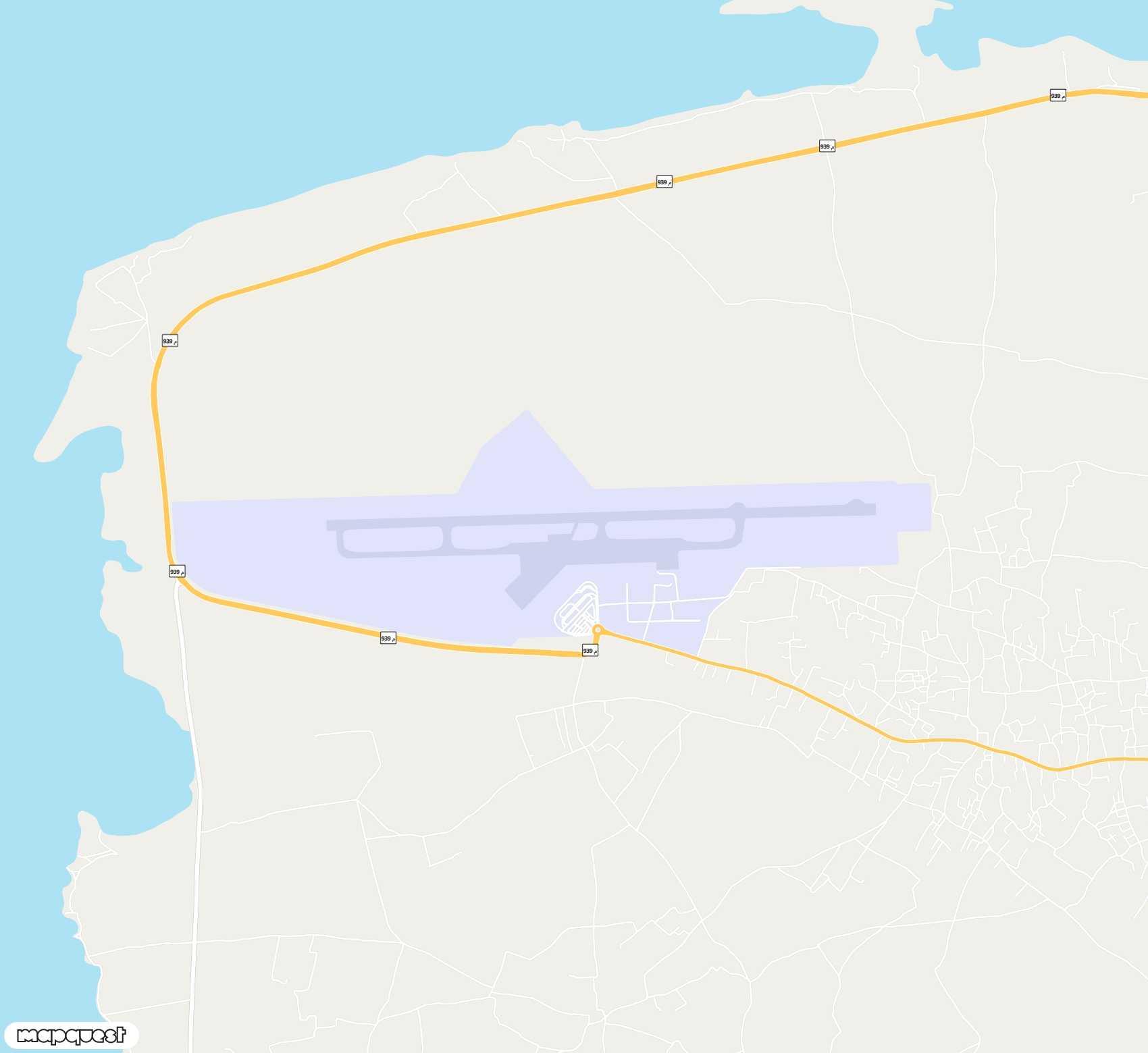 Carte de <span>Aéroport de </span>Djerba Zarzis<span>(DJE)</span>
