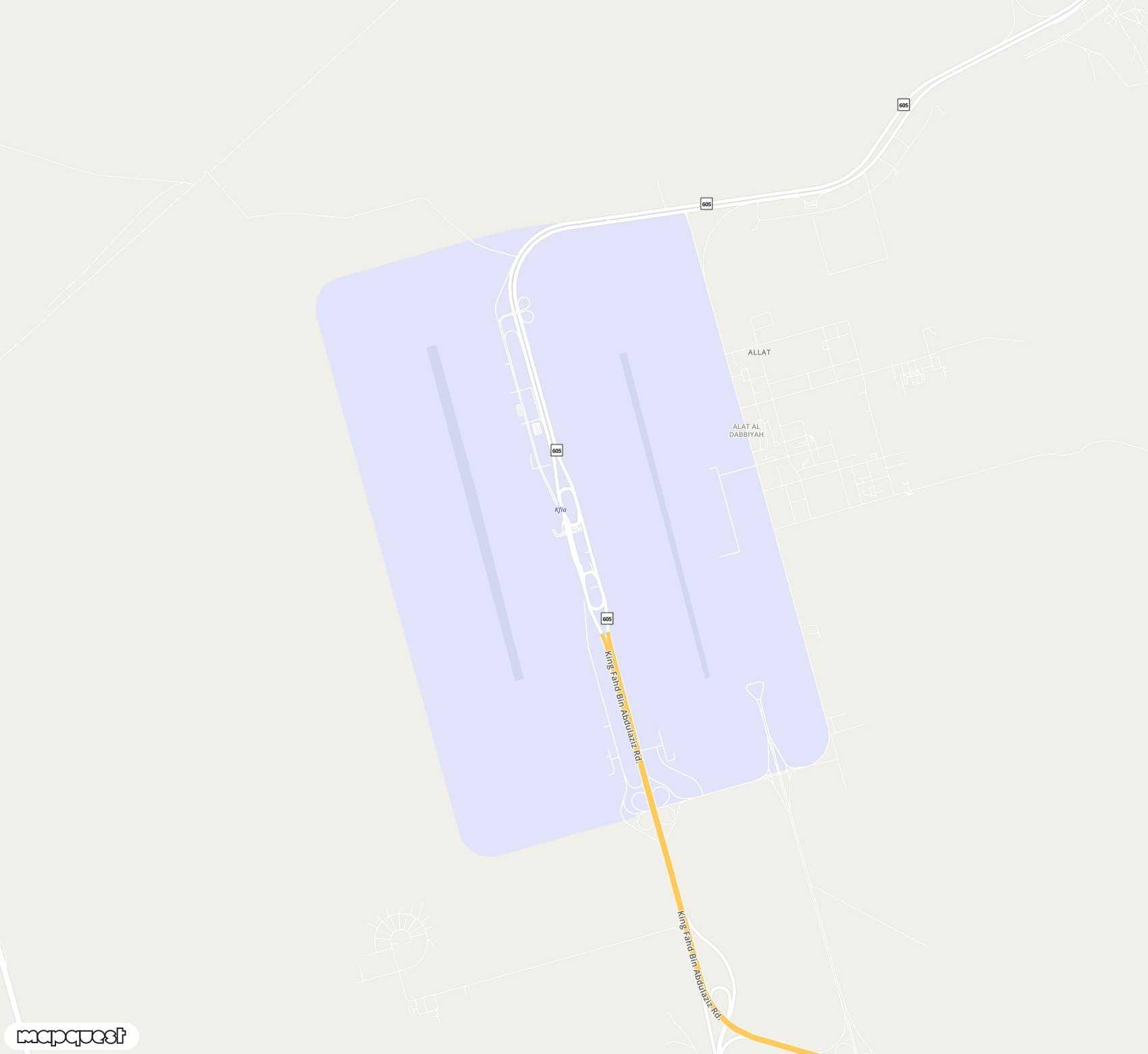 Carte de <span>Aéroport international de </span>King Fahd<span>(DMM)</span>