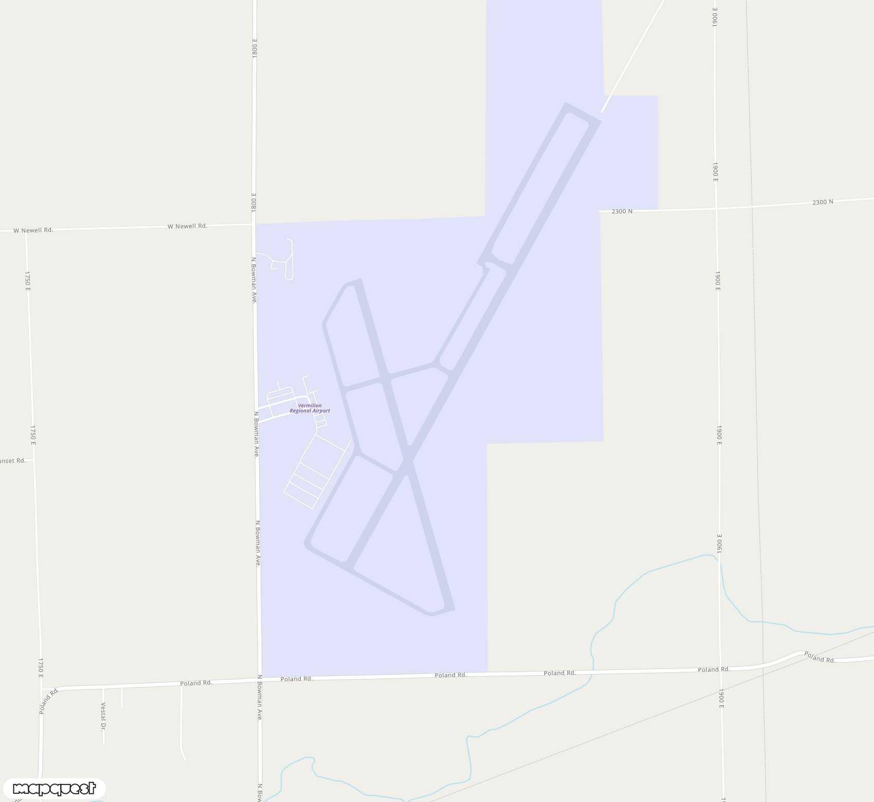 Carte de <span>Aérodrome de </span>Vermilion Regional<span>(DNV)</span>