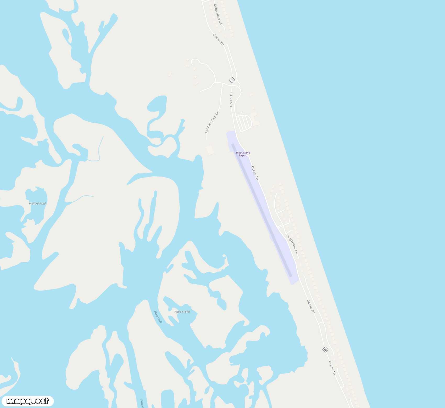 Carte de <span>Aérodrome de </span>Pine Island<span>(DUF)</span>