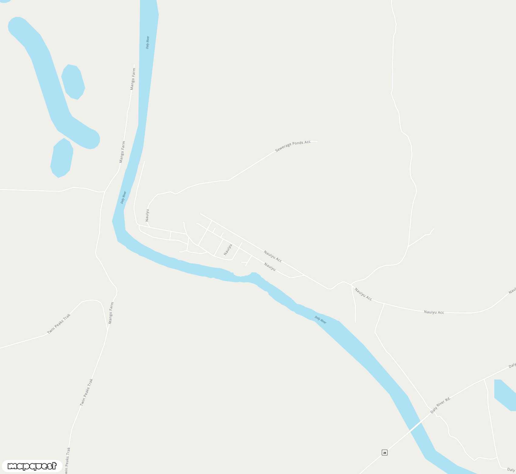 Carte de <span>Aérodrome de </span>Daly River<span>(DVR)</span>