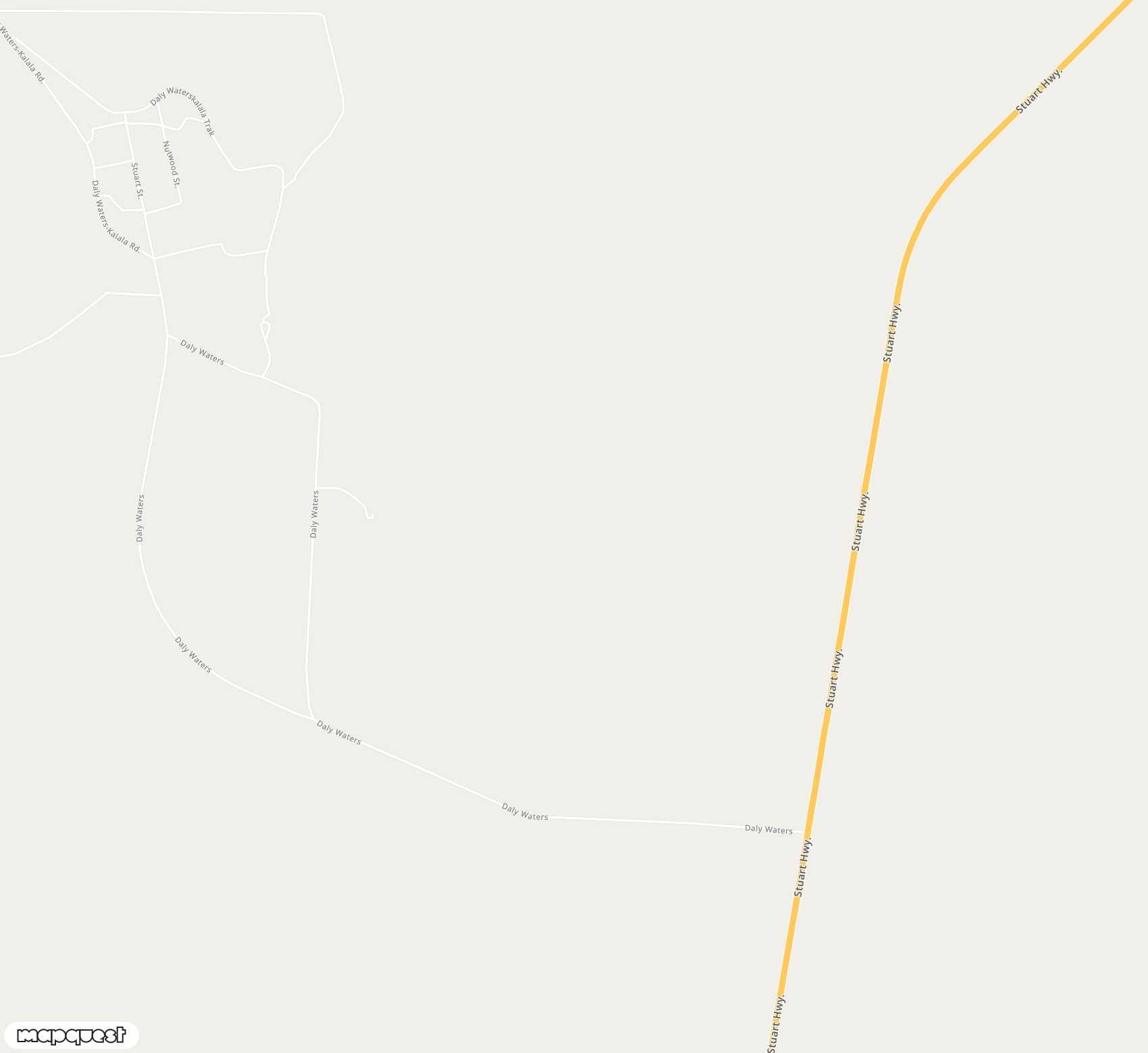 Carte de <span>Aérodrome de </span>Daly Waters<span>(DYW)</span>