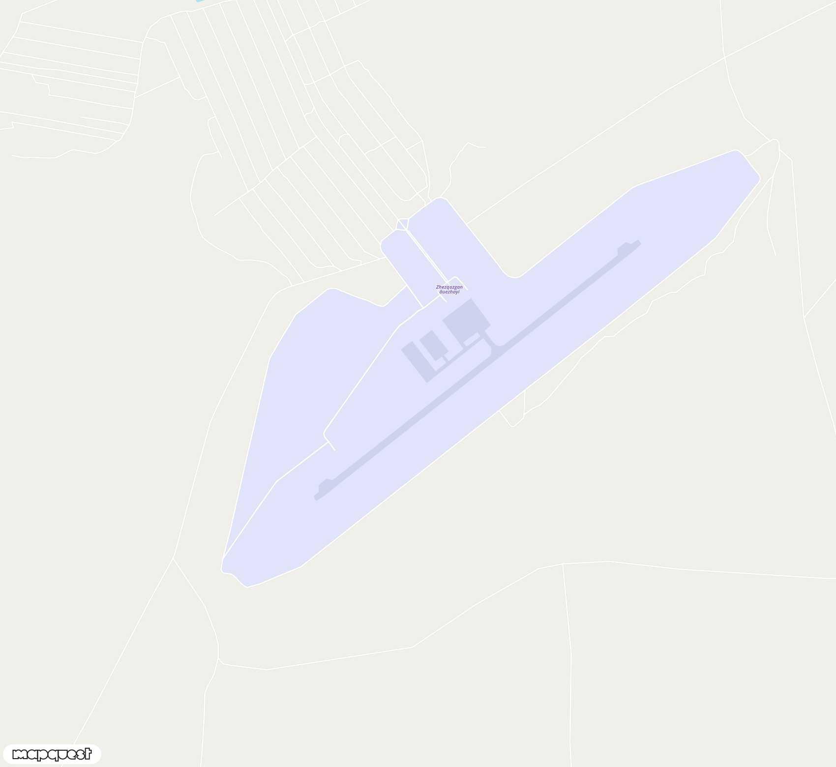 Carte de <span>Aéroport de </span>Zhezkazgan<span>(DZN)</span>