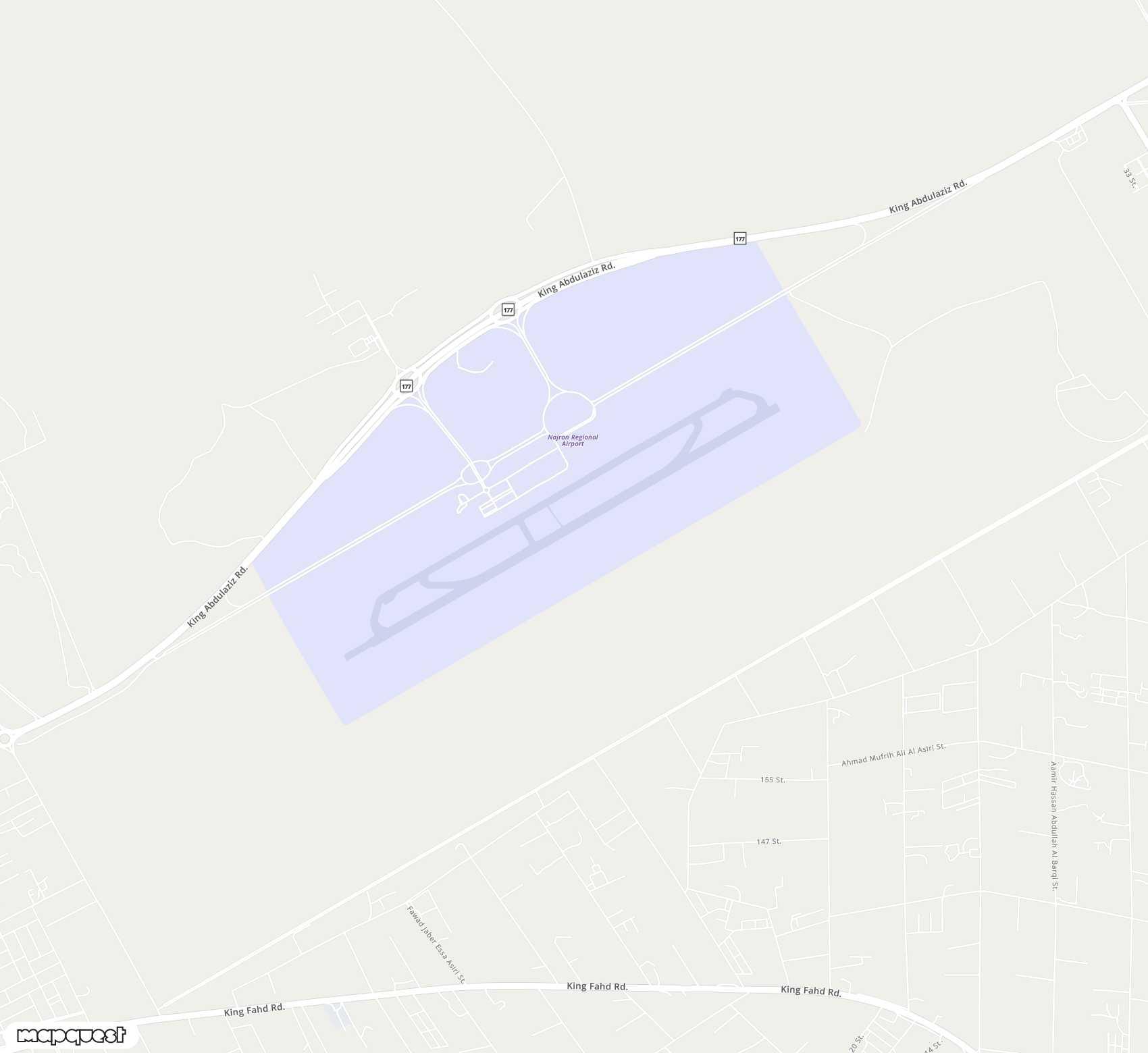 Carte de Najran Domestic <span>airport (EAM)</span>