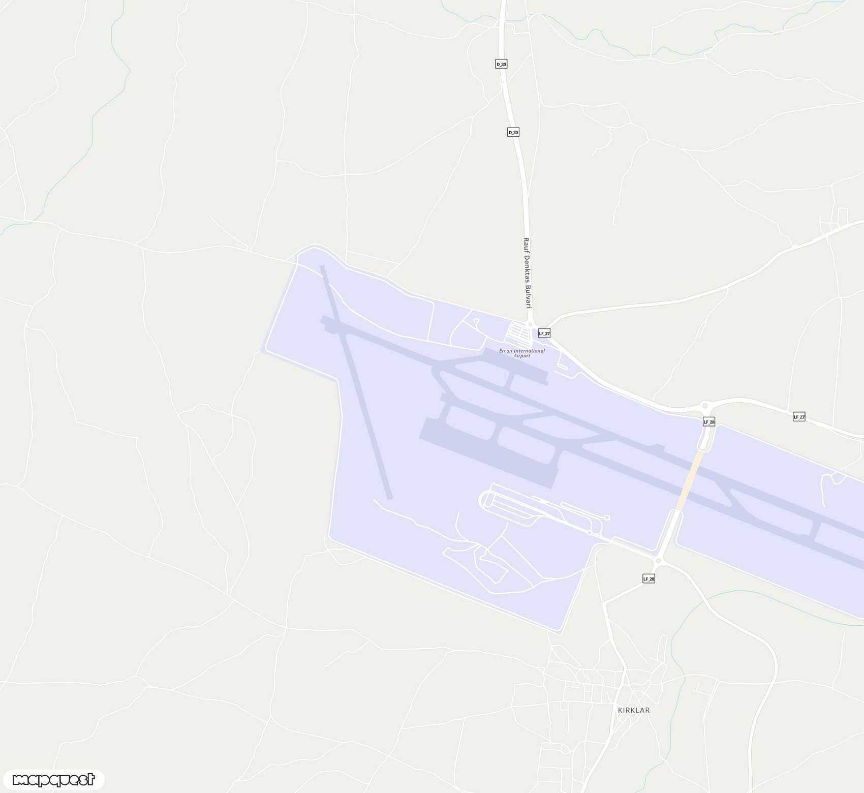 Carte de <span>Aéroport de </span>Ercan<span>(ECN)</span>