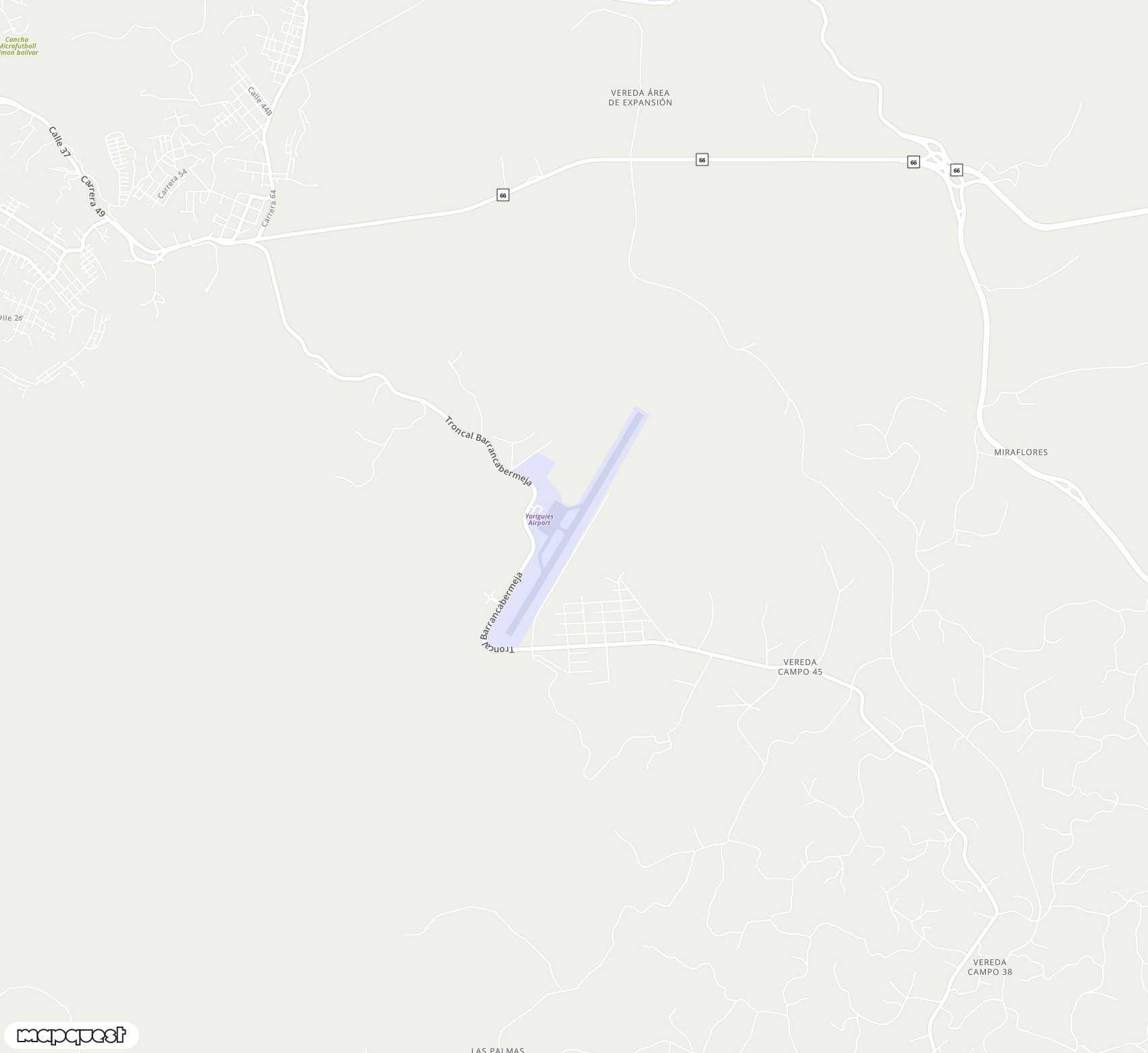 Carte de <span>Aéroport de </span>Yariguíes<span>(EJA)</span>