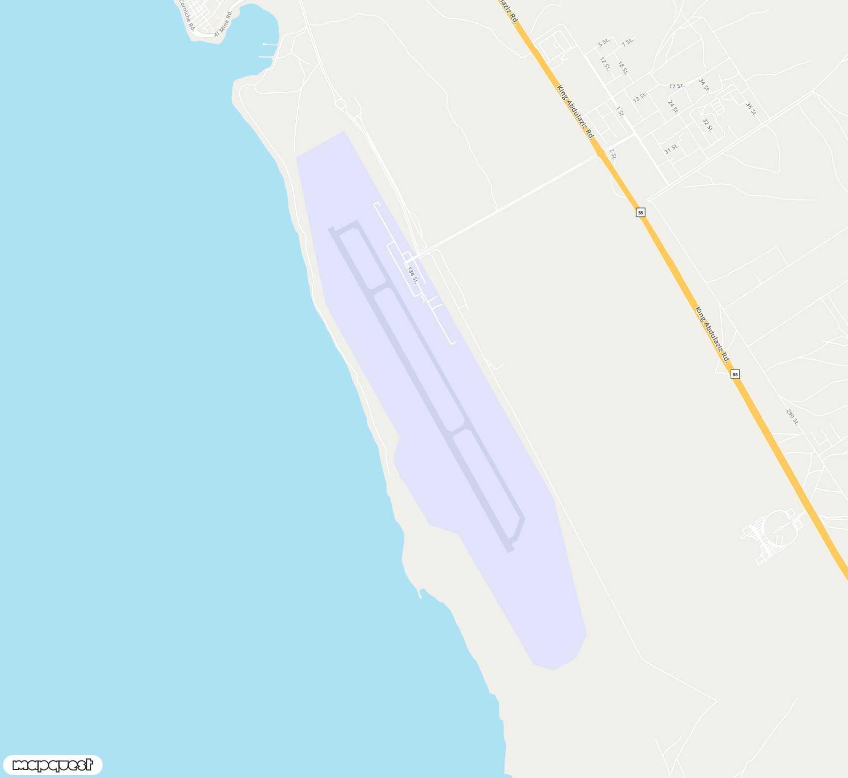 Carte de <span>Aéroport de </span>Al Wajh Domestic<span>(EJH)</span>
