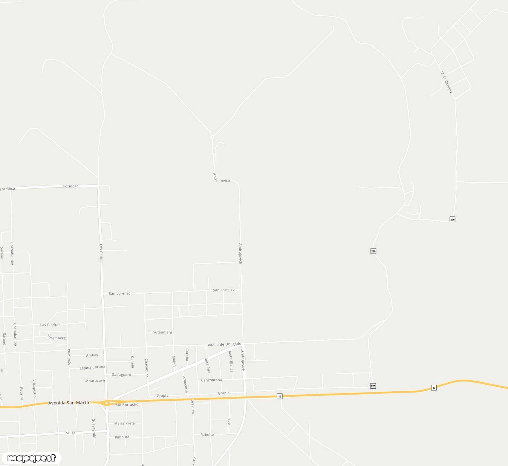 Carte de <span>Aérodrome de </span>El Dorado<span>(ELO)</span>