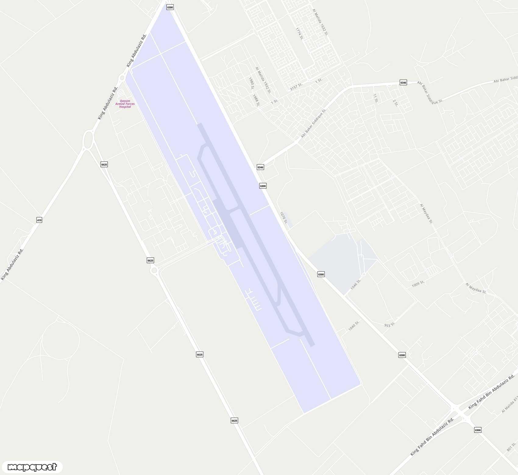 Carte de Gassim <span>airport (ELQ)</span>