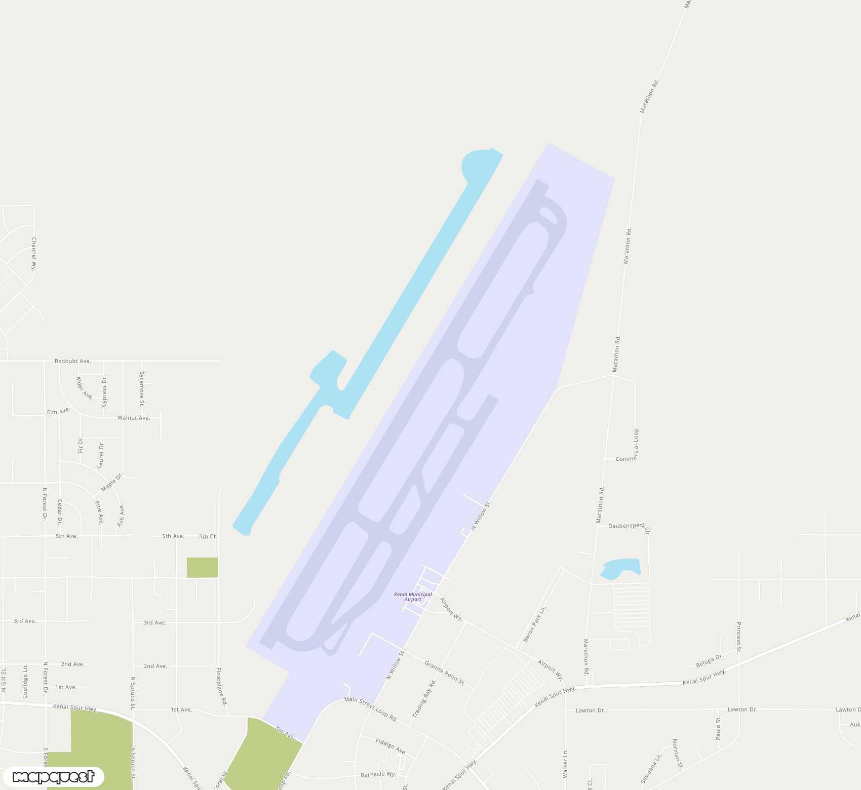 Carte de Kenai Municipal <span>airport (ENA)</span>