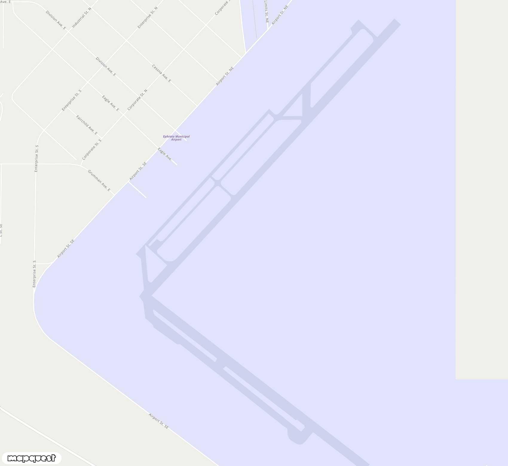 Carte de <span>Aérodrome de </span>Ephrata Municipal<span>(EPH)</span>