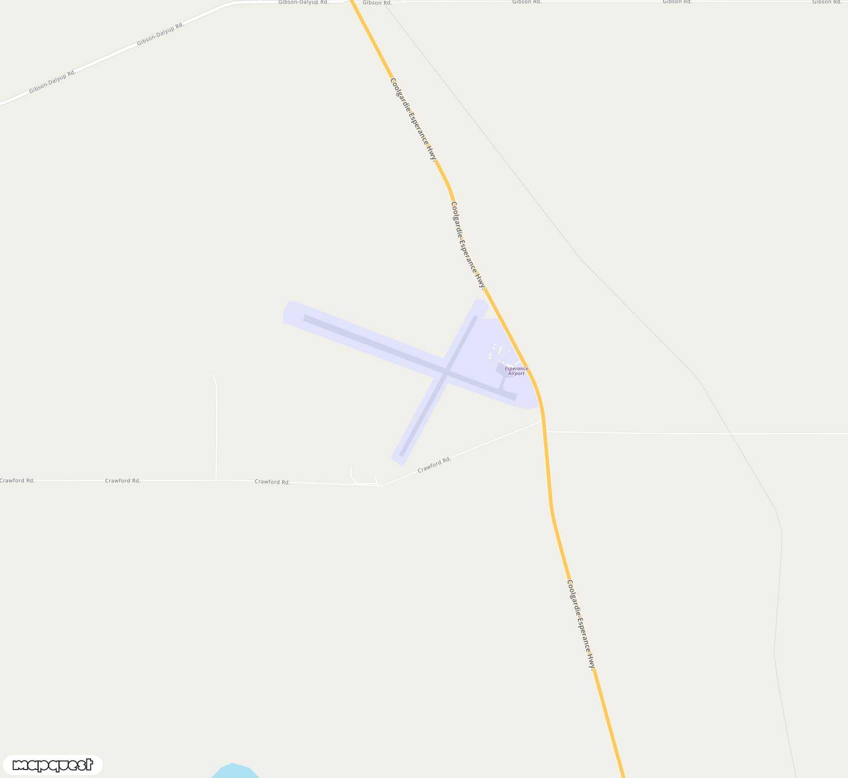 Carte de Esperance <span>airport (EPR)</span>