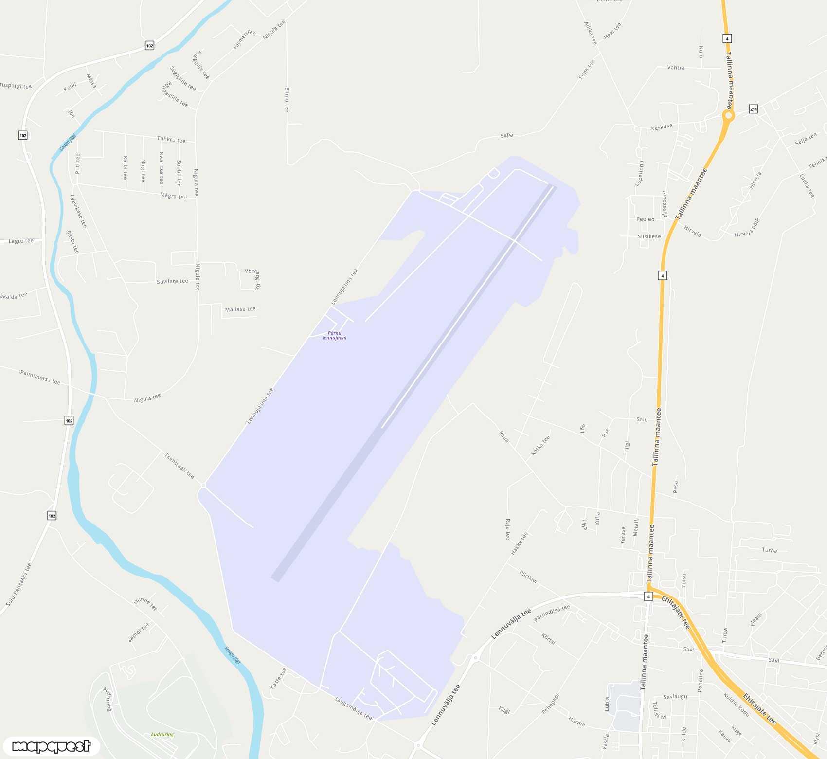 Carte de Pärnu <span>airport (EPU)</span>