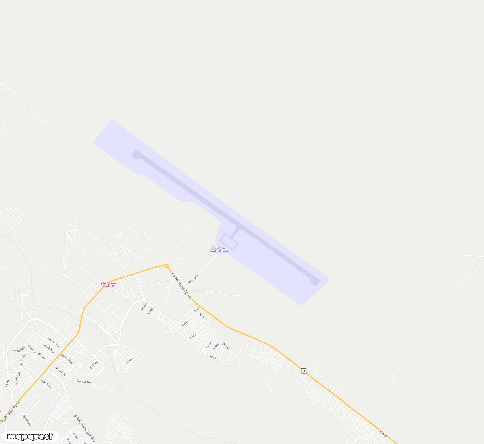 Carte de Moulay Ali Cherif <span>airport (ERH)</span>